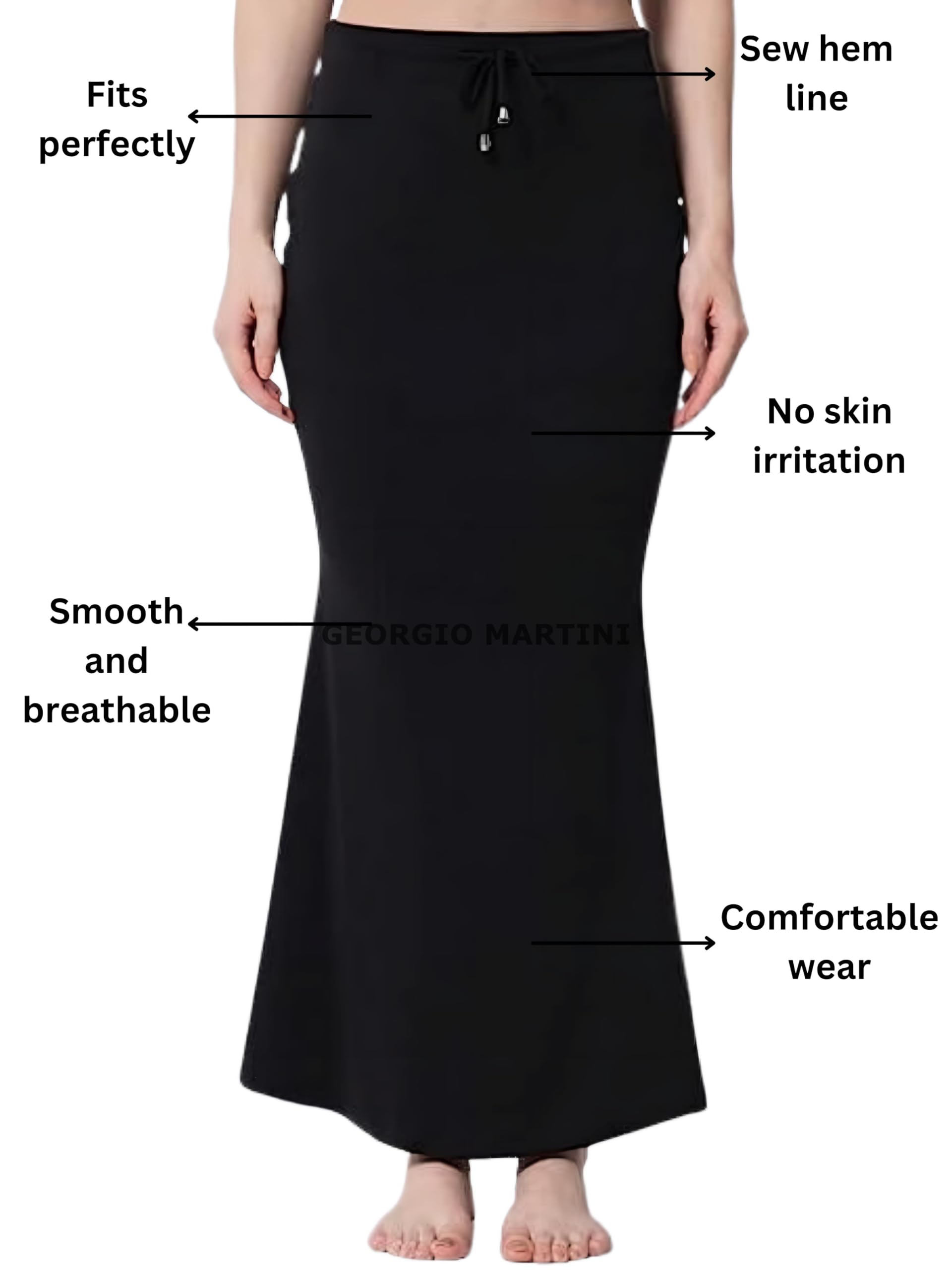 Georgio Martini Mermaid Saree Shapewear for Women - Image 2