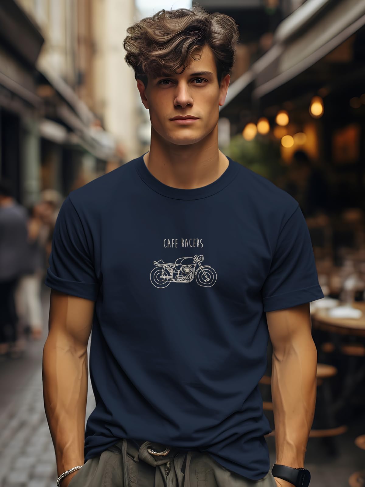 BULLMER Men's Printed Cotton T-Shirt - Image 4