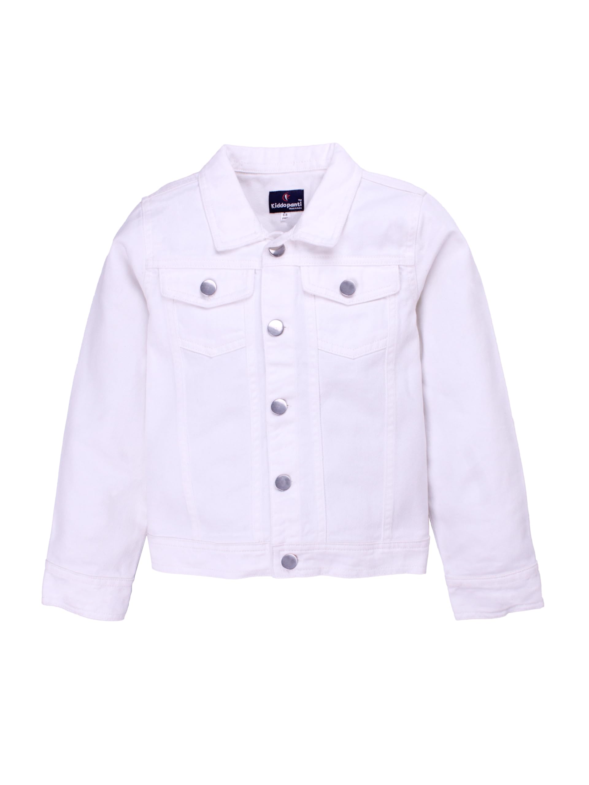 KiddoPanti Boys Denim Jacket - White