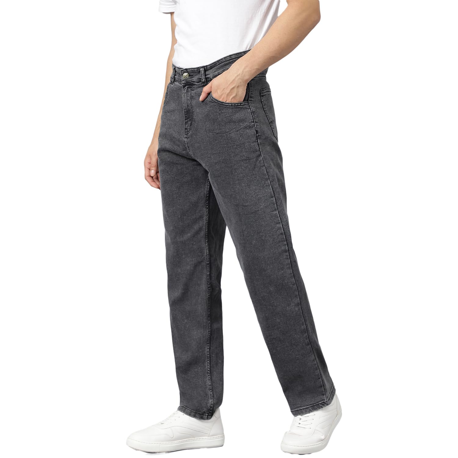 KOTTY Men's Black Jeans - Relaxed Fit - Image 3