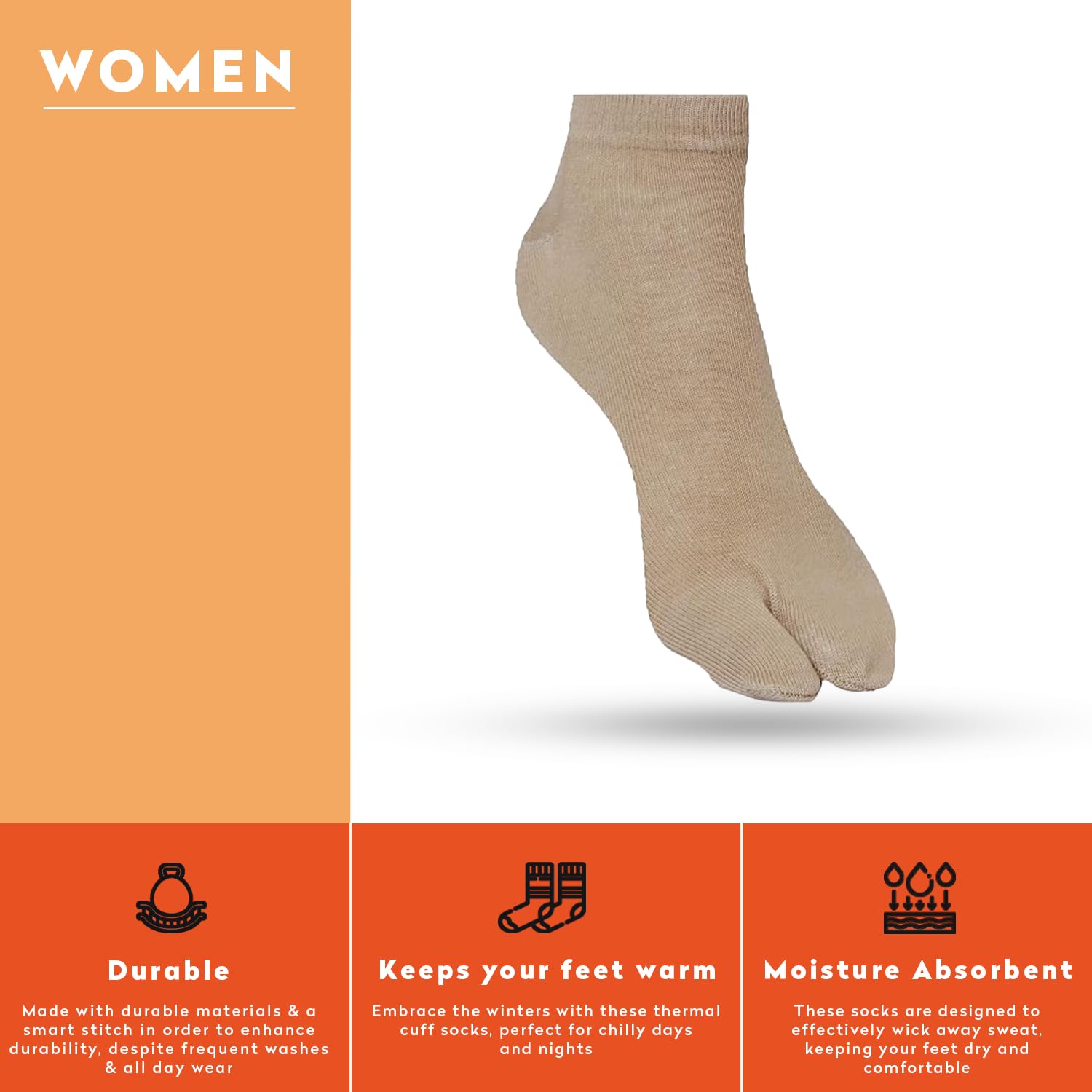 Supersox Women Ankle Socks - Breathable Anti Odour - Image 4