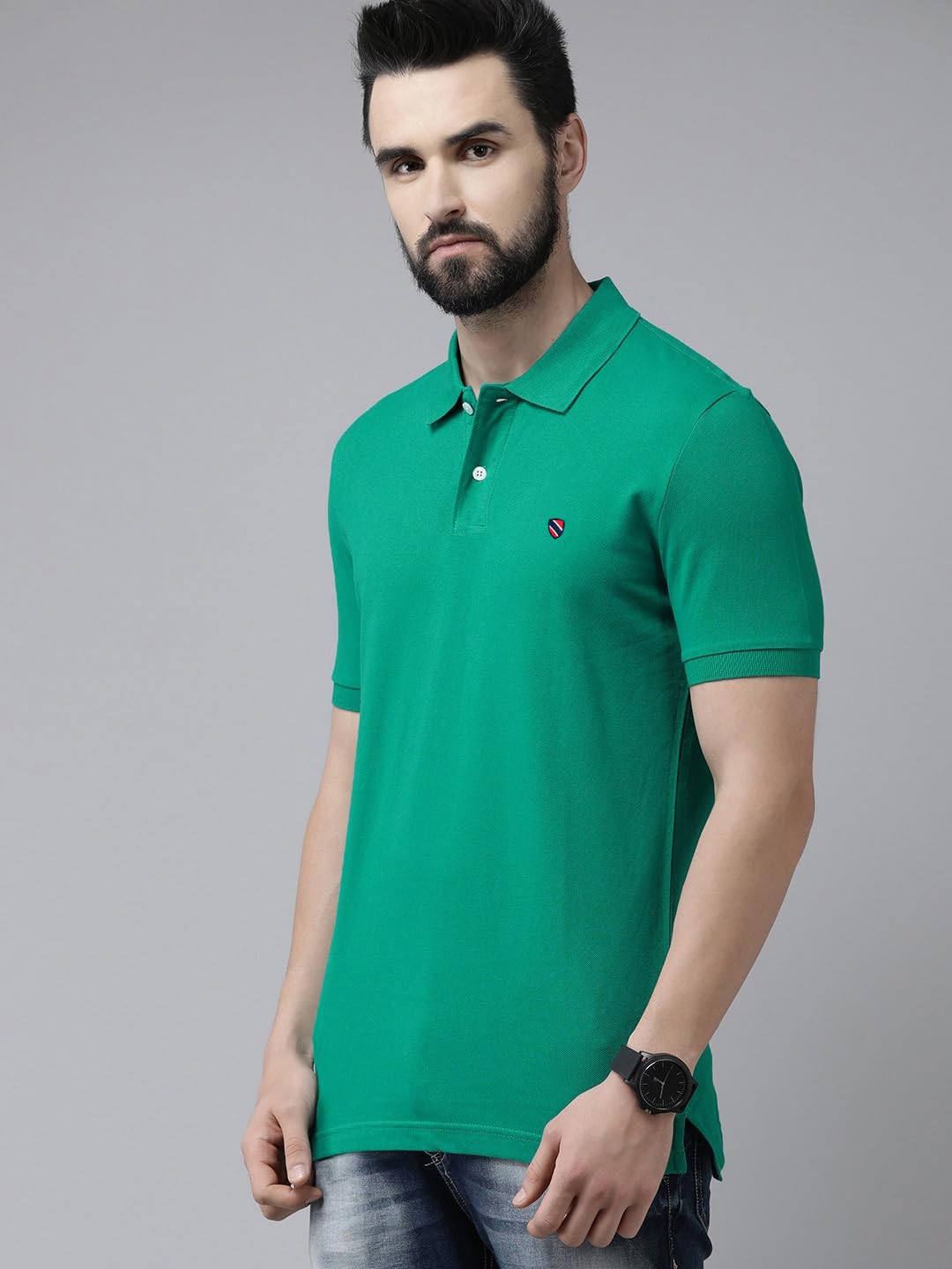 GarbGlide Men's Printed Polo T-Shirt - Image 3