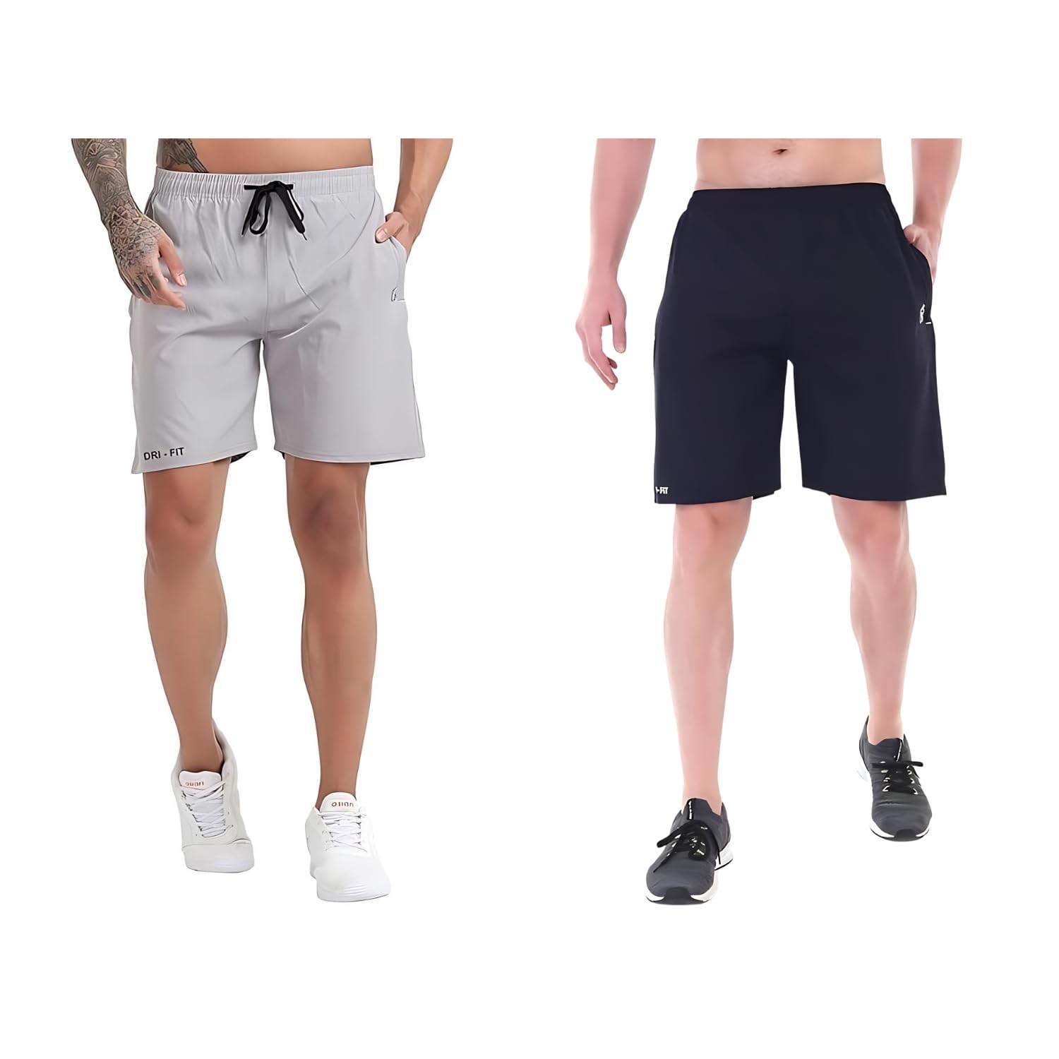 BLUE STAR SHARK Men's Athletic Sports Shorts - Quick Dry