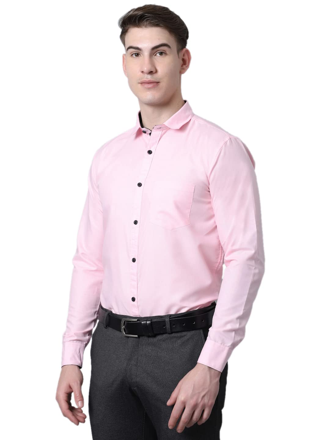 Majestic Man Formal Shirts for Men - Light Pink - Image 2