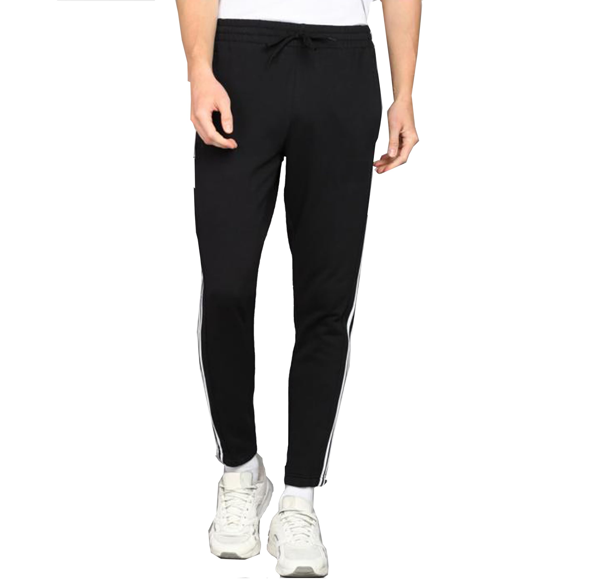 GarbGlide Men's Black Track Pants - Image 3