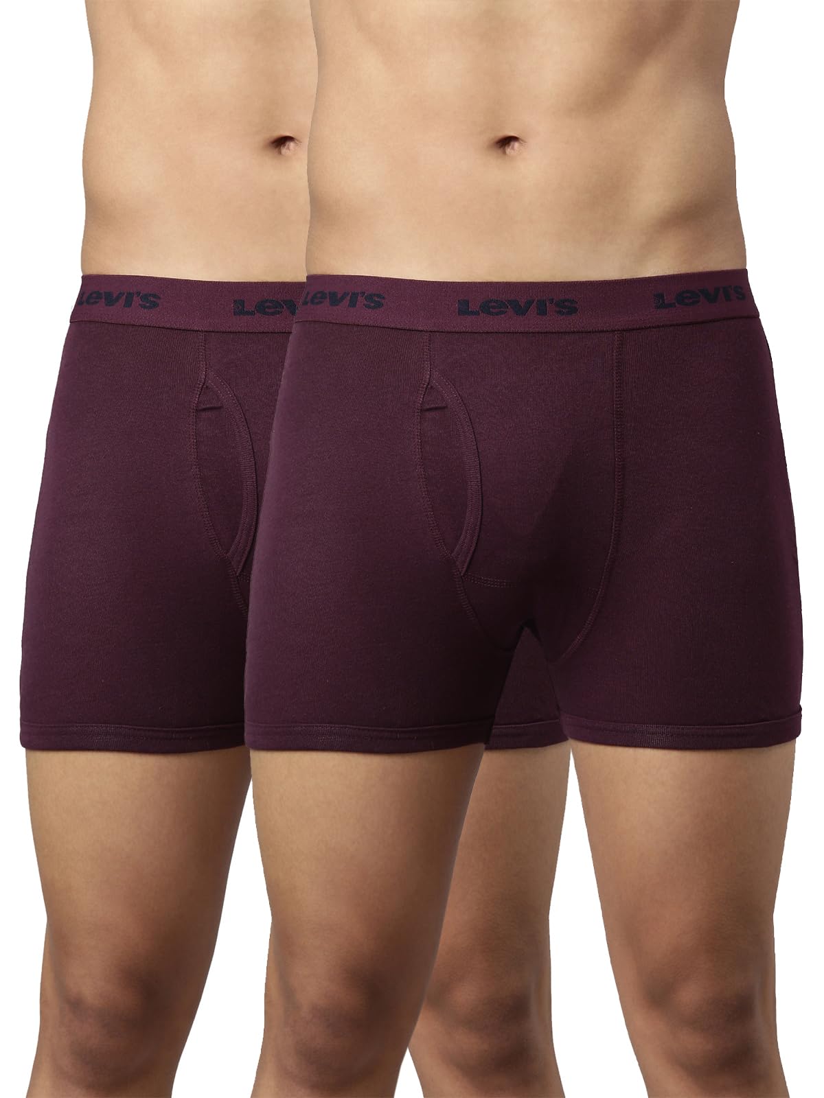 Levi's Men's Cotton Boxer Trunk - Solid