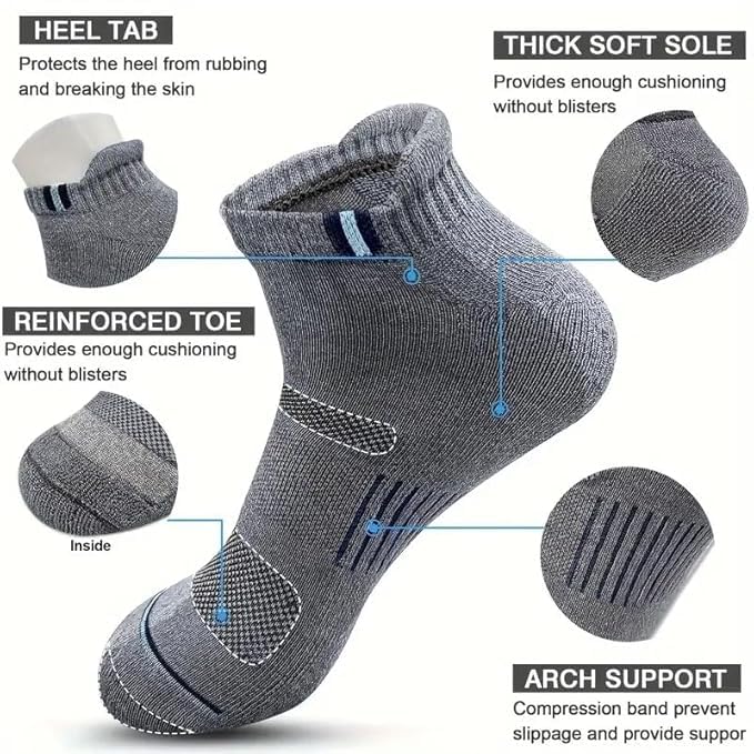 JEMOX SMARTY CLOUD Ankle Socks for Men - Soft - Image 4