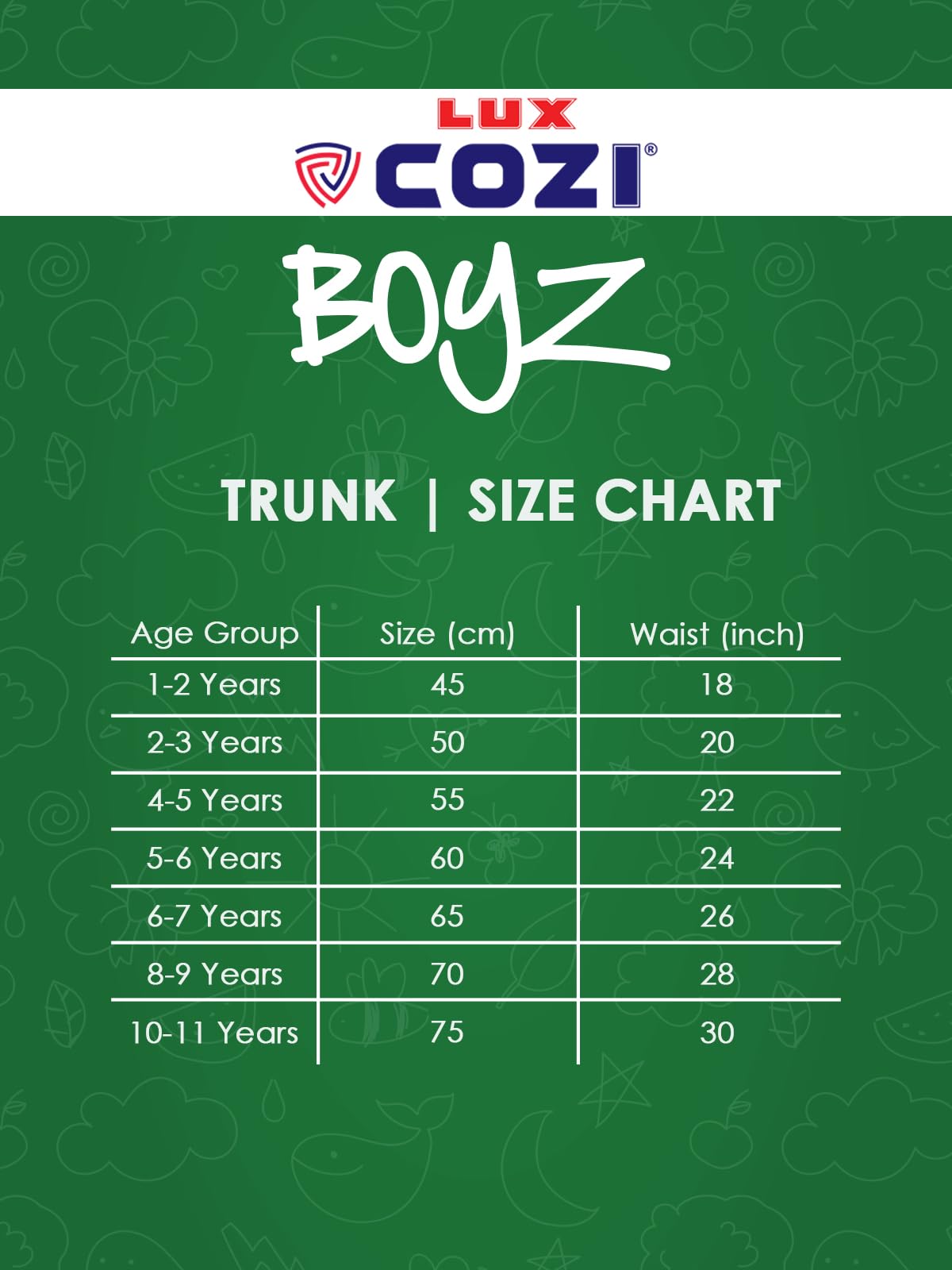 Lux Cozi Kids Trunk Set - Soft Cotton - Image 5