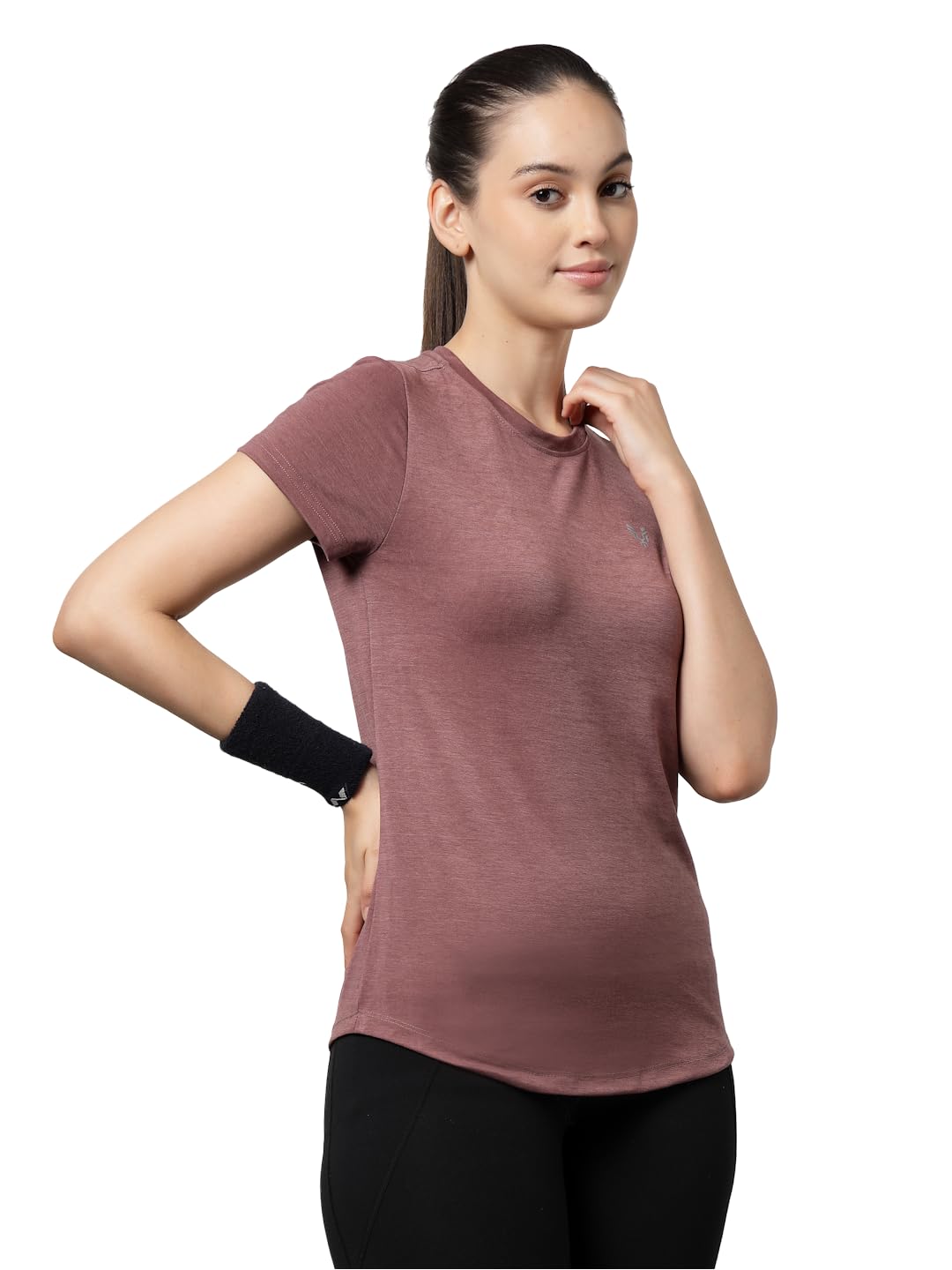 UZARUS Women's Gym T-Shirt - Soft, Breathable & Quick-Dry