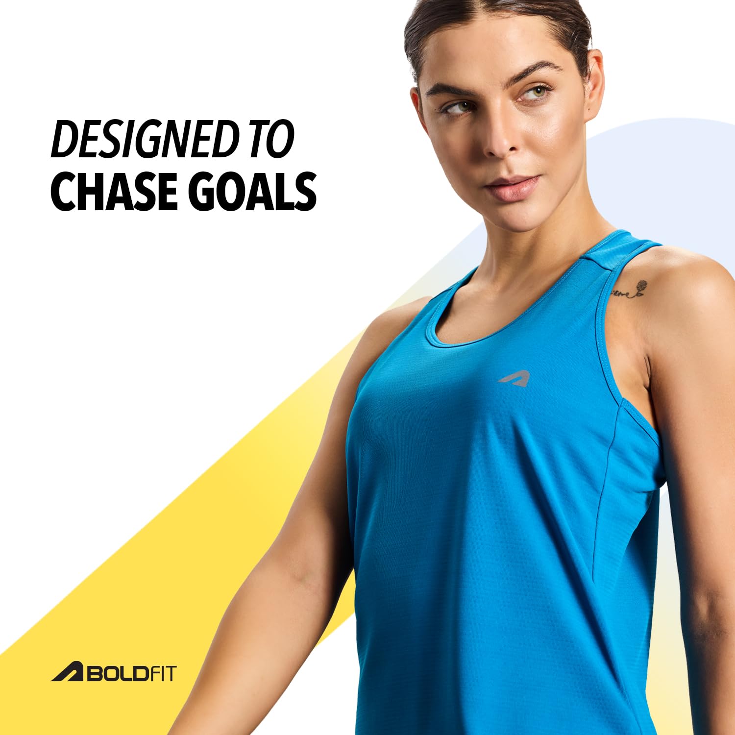 Boldfit Women's Polyester Vest - Blue - Image 3