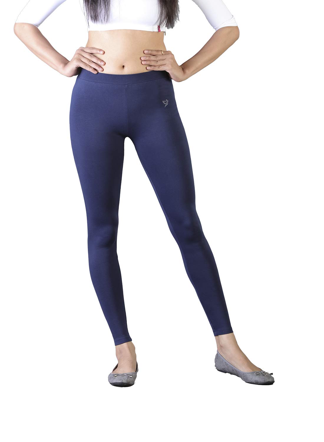 TWIN BIRDS Tailored Cut Classic Fit Navy Cotton - Image 2