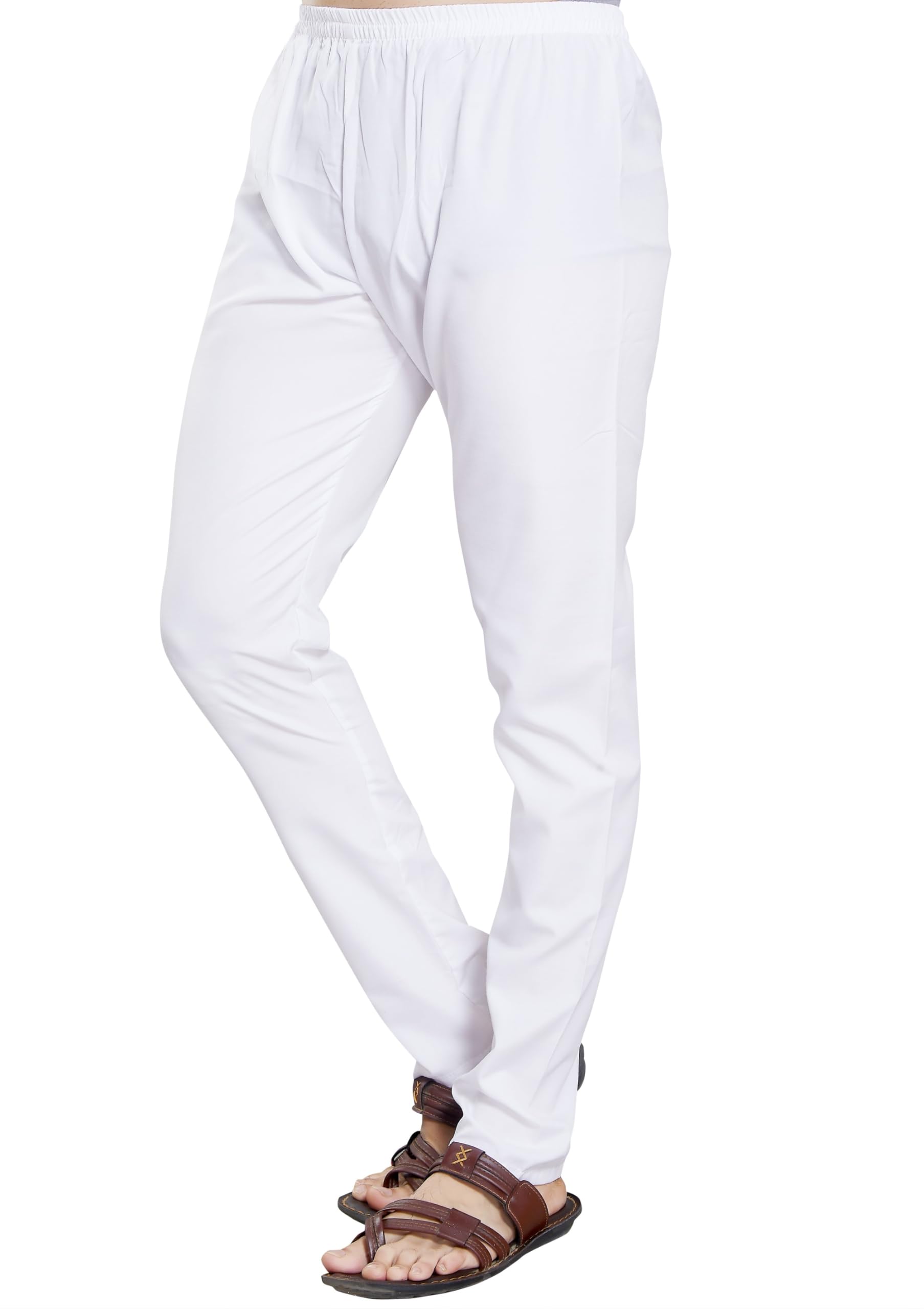 DIVISIVE Men's White Cotton Pyjama - Image 3