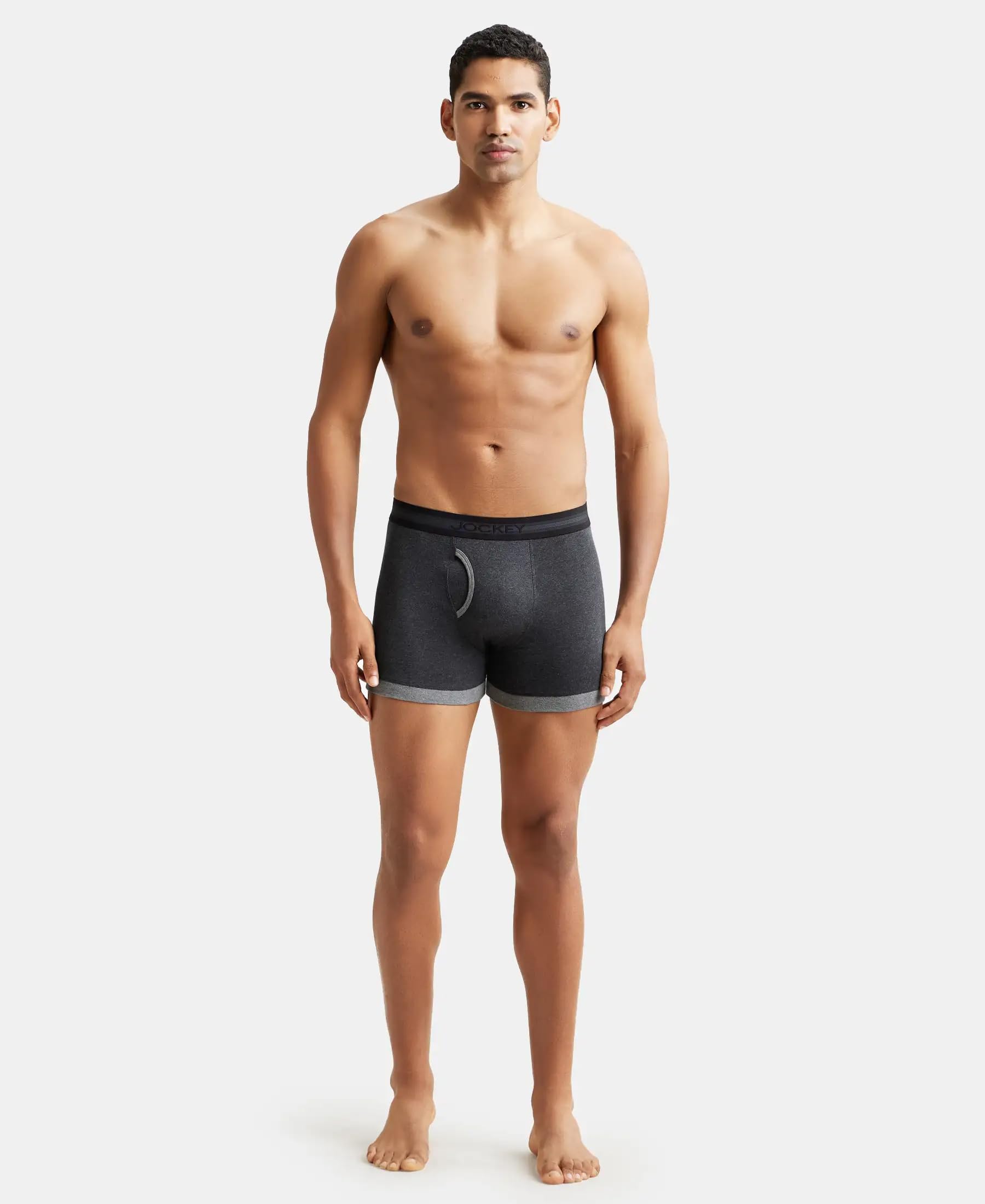 Jockey Men's Cotton Rib Solid Boxer Brief - Image 5