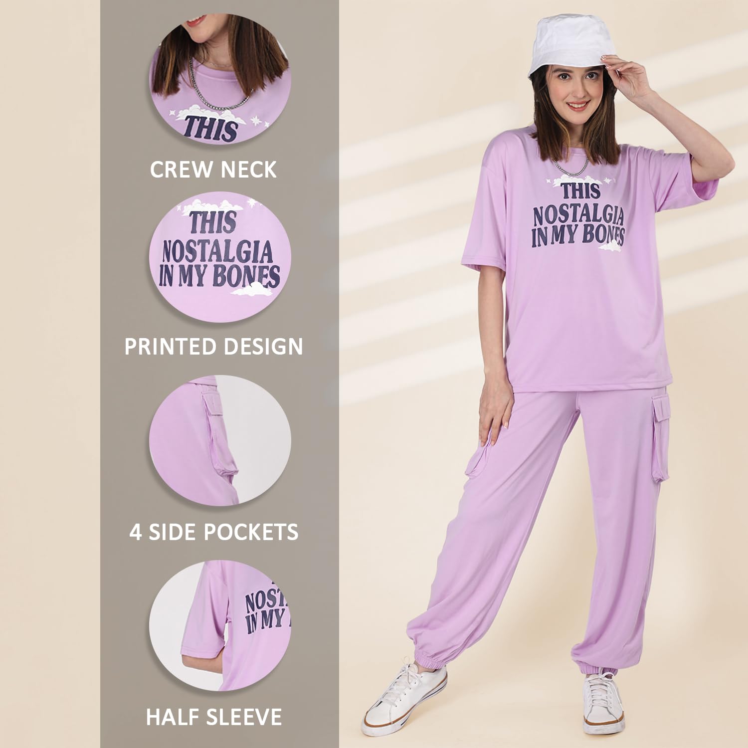 CHKOKKO Casual Co-ord Set for Women - Image 3