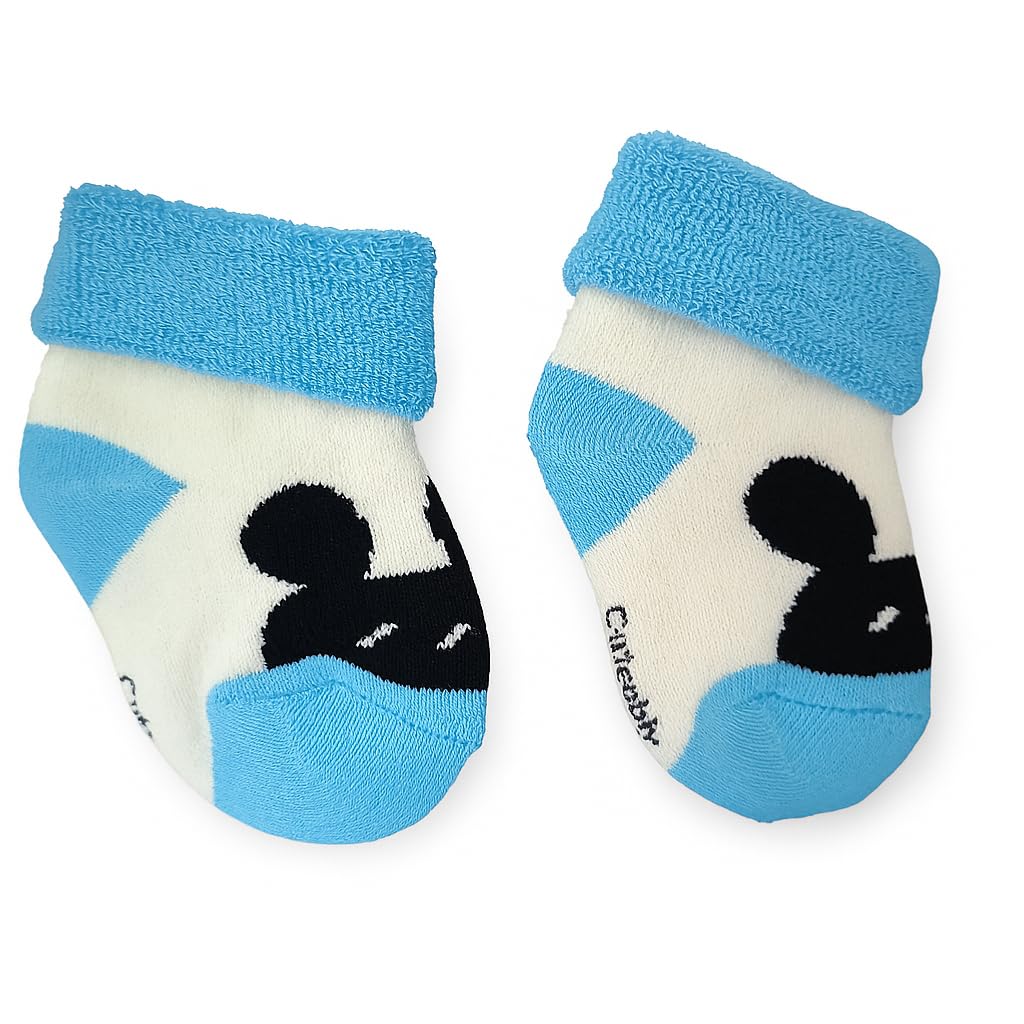 CUTEABLY Baby Winter Socks - Soft Cotton Unisex - Image 2