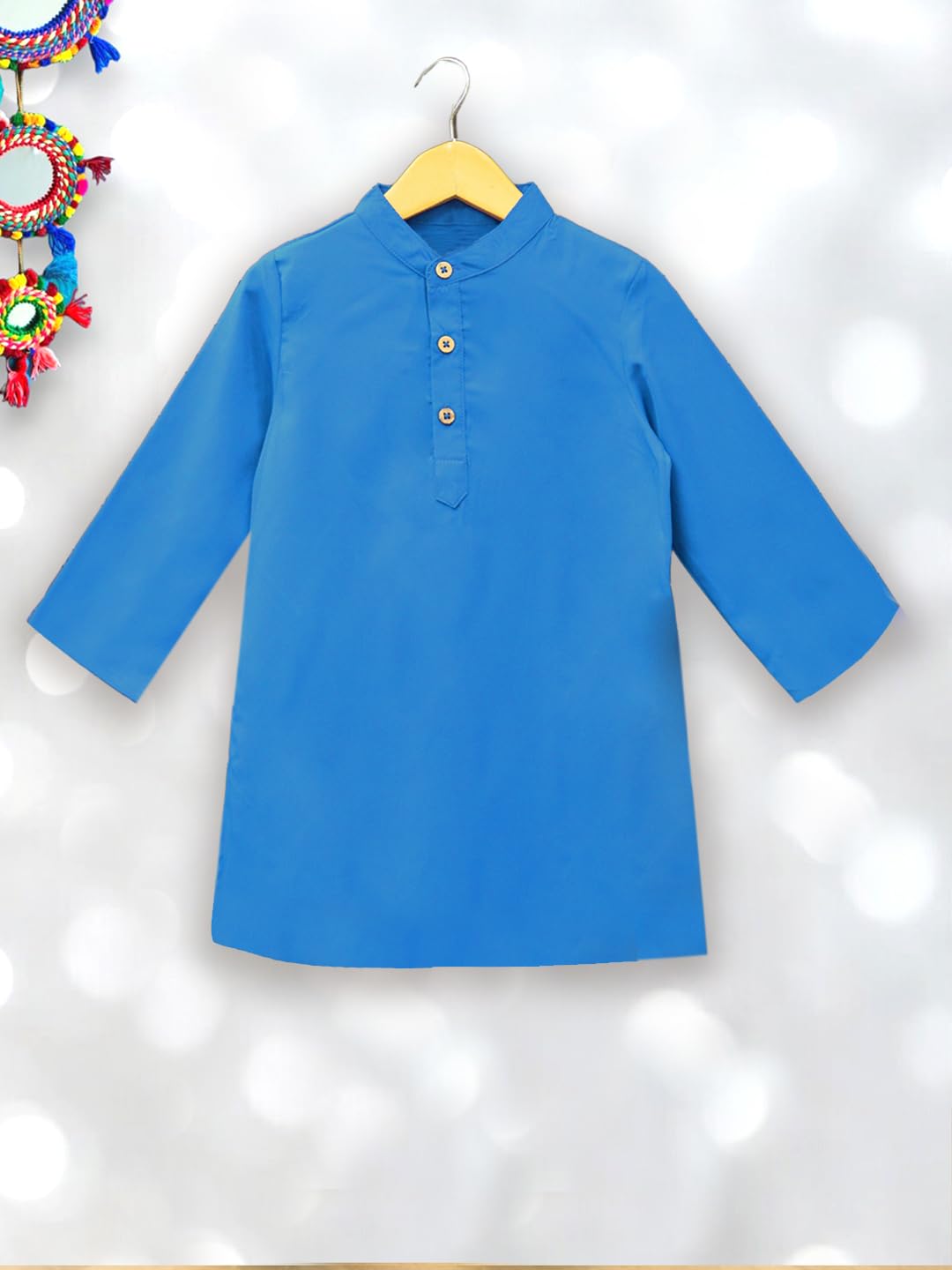 A.T.U.N. Boys Turquoise Kurta Dhoti with Nehru Jacket - Image 5