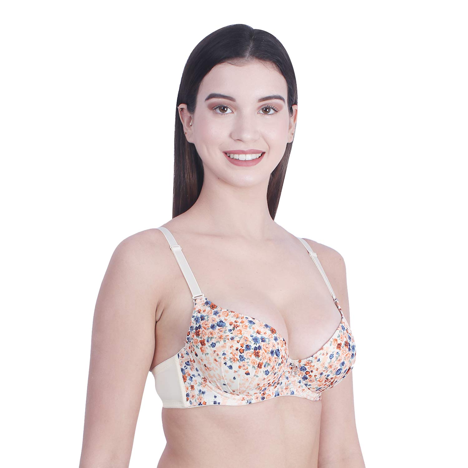 Brachy Nude Push-Up Bra for Women - Padded Wired - Image 2