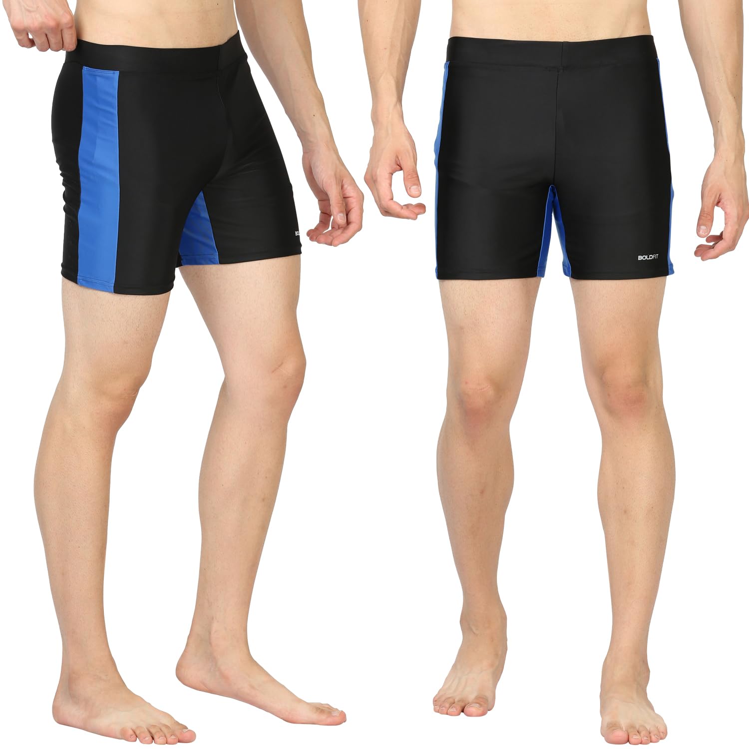 Boldfit Men's Black Swim Shorts