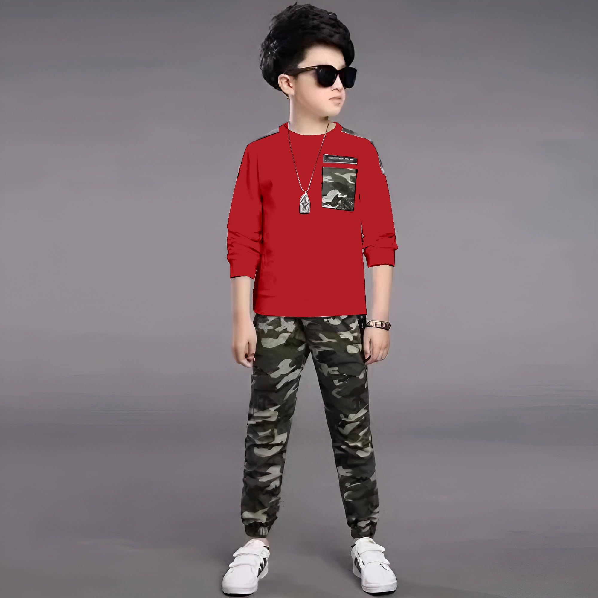 Zikigo Boy Cotton Lycra T-shirt Trouser Set - Image 2