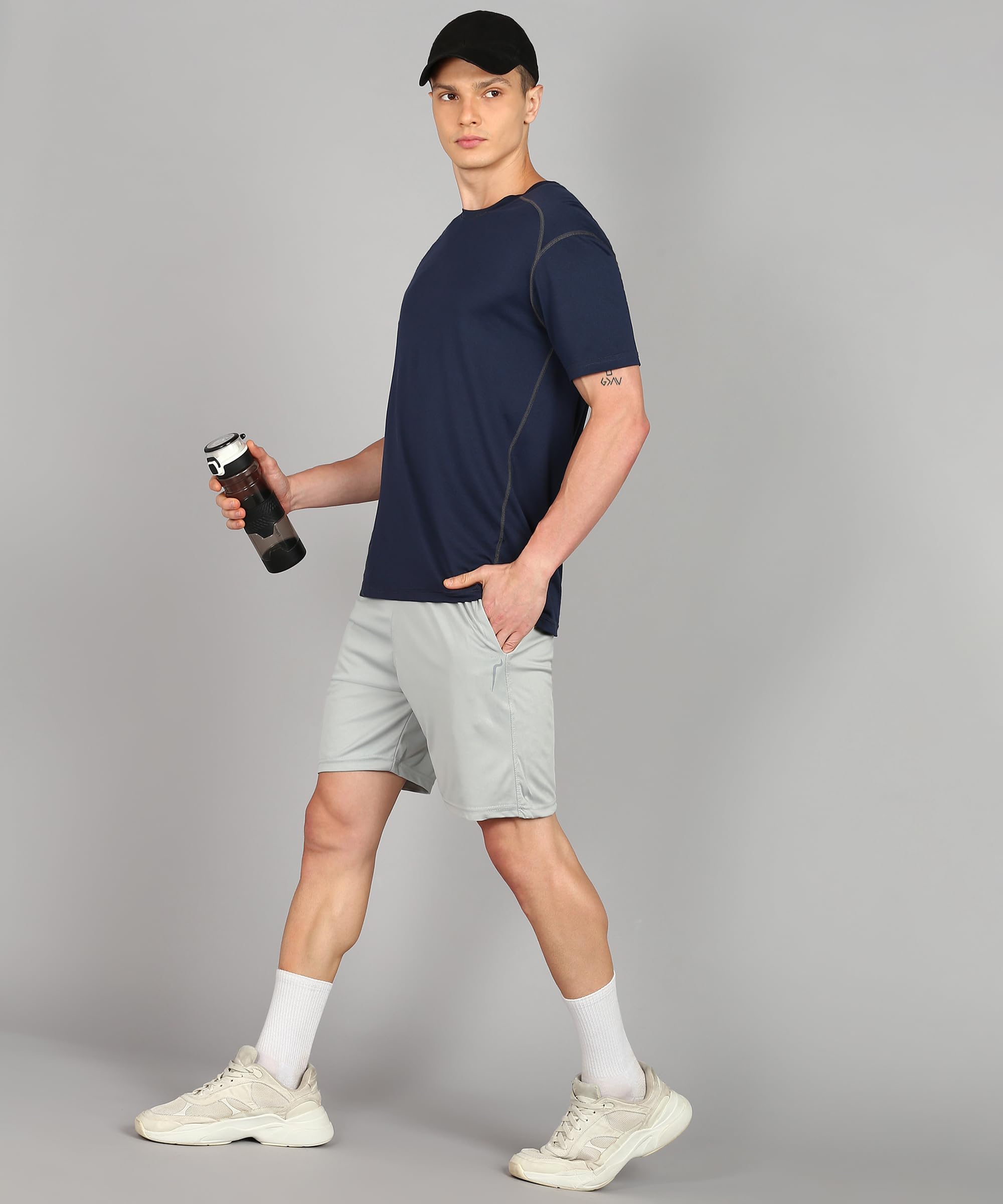 BTMZ Men Multicolor Sports Shorts - Image 4