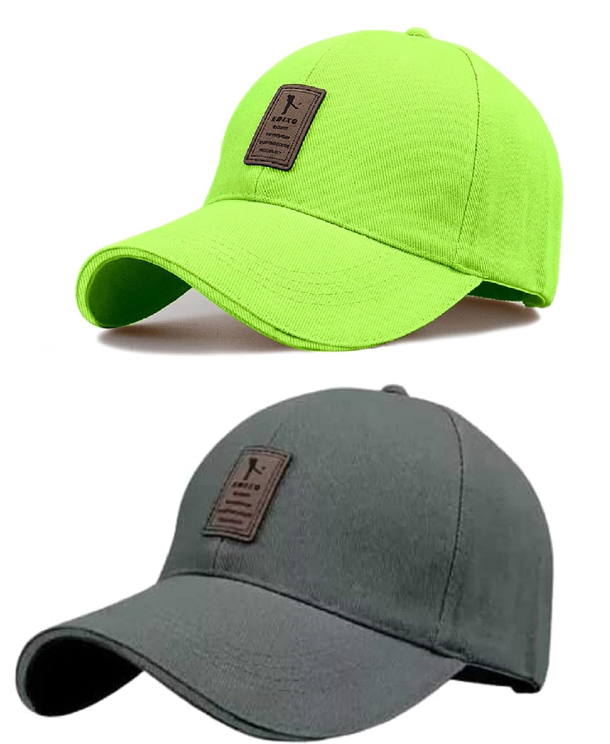 SELLORIA Baseball Caps Unisex - Gray & Green