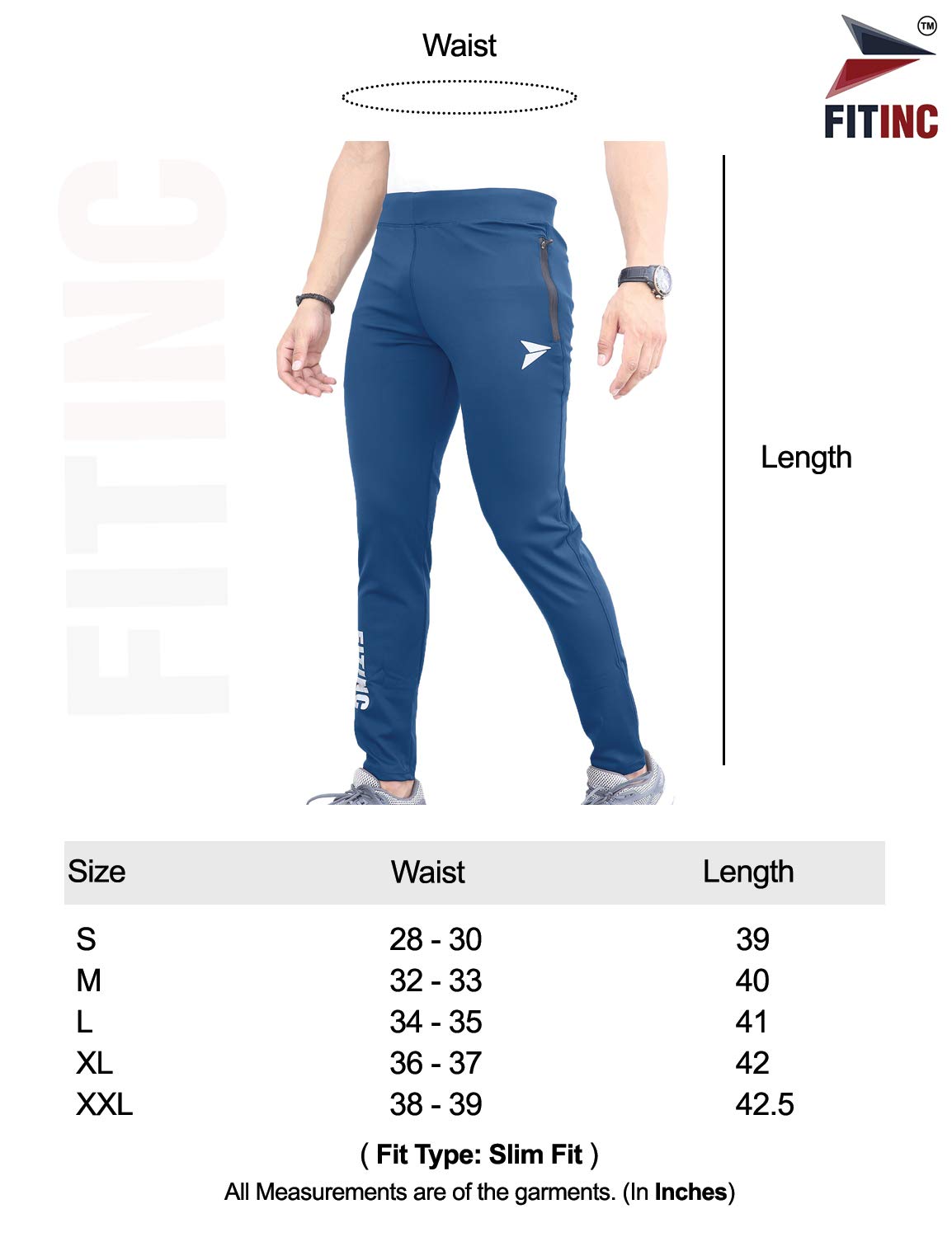 FITINC Polyester Track Pants for Men - Image 3