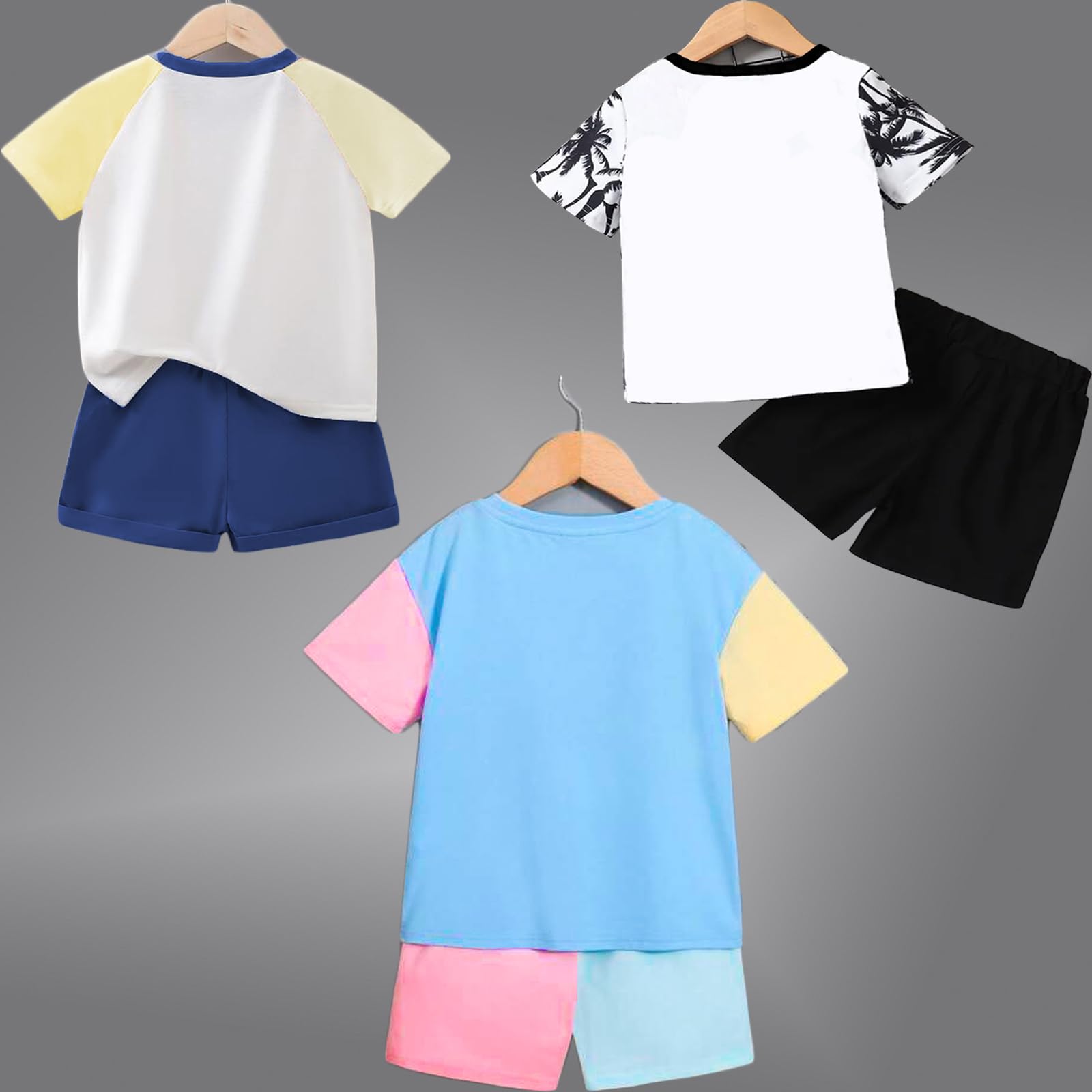 Lofn Unisex Child Cotton Pajama Set - Multicolour - Image 3