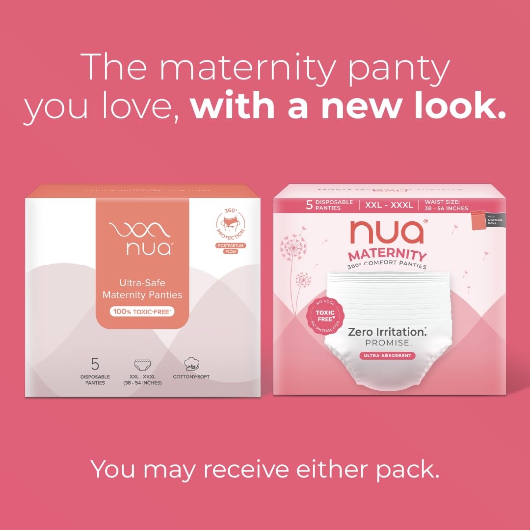 Nua Maternity Panties - Soft, Breathable, Leak-Proof - Image 3