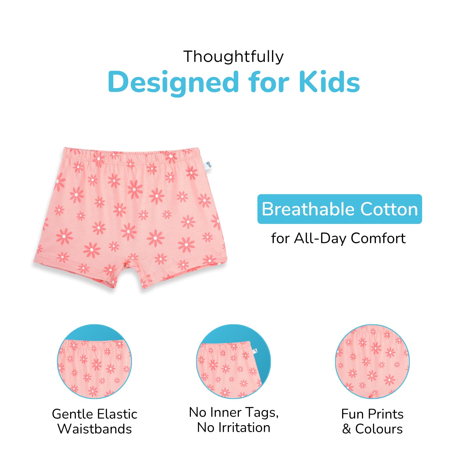 YouGotPlanB Cotton Boxers for Girls - Image 2