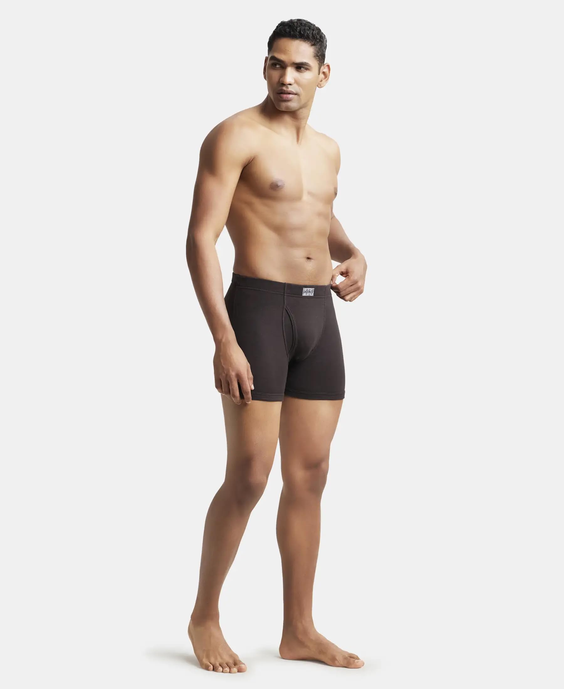 Jockey Men's Brown Boxer Briefs - Image 5