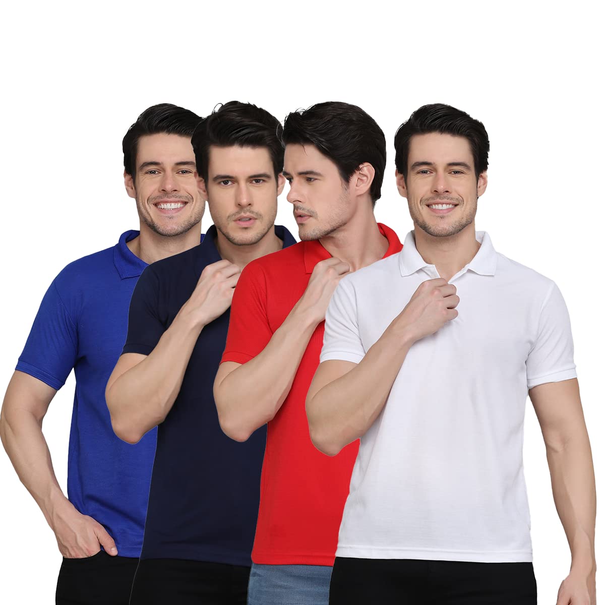 INKKR Men's Polo Neck T-Shirt