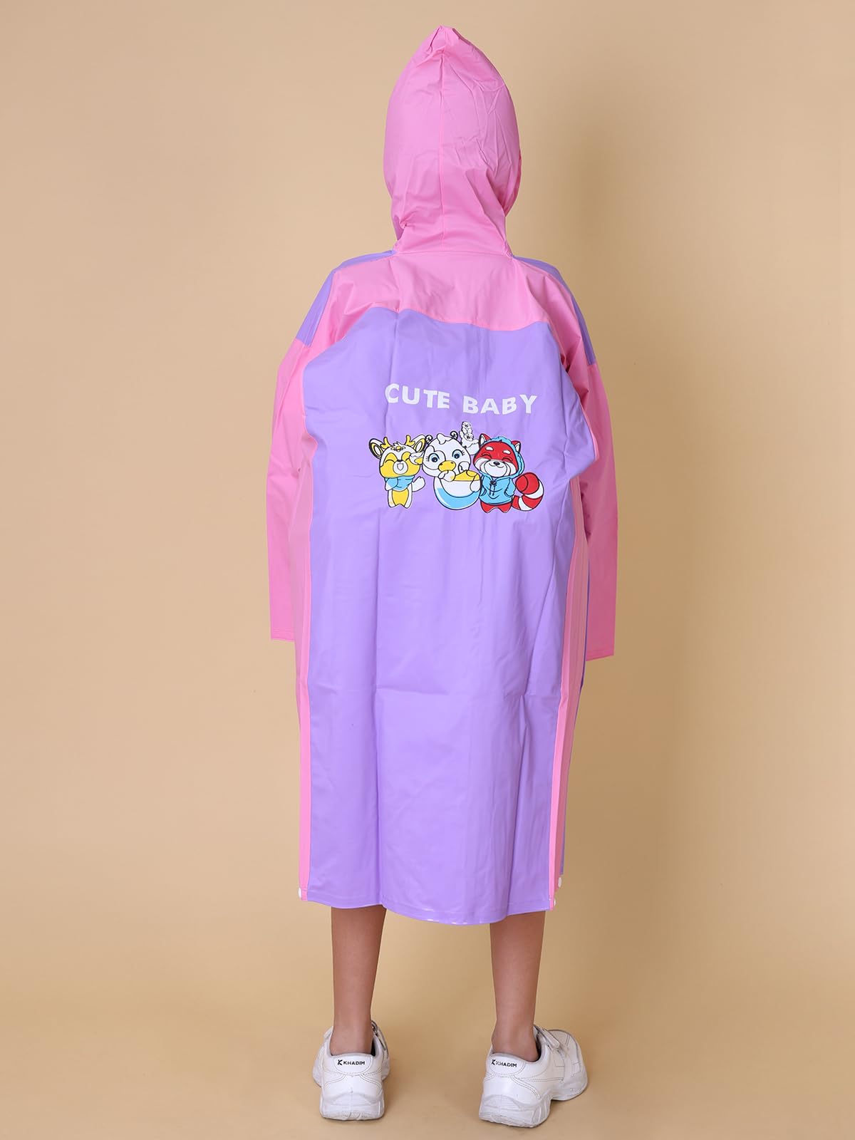 Rupa Kids Waterproof PVC Rain Jacket - Purple - Image 5