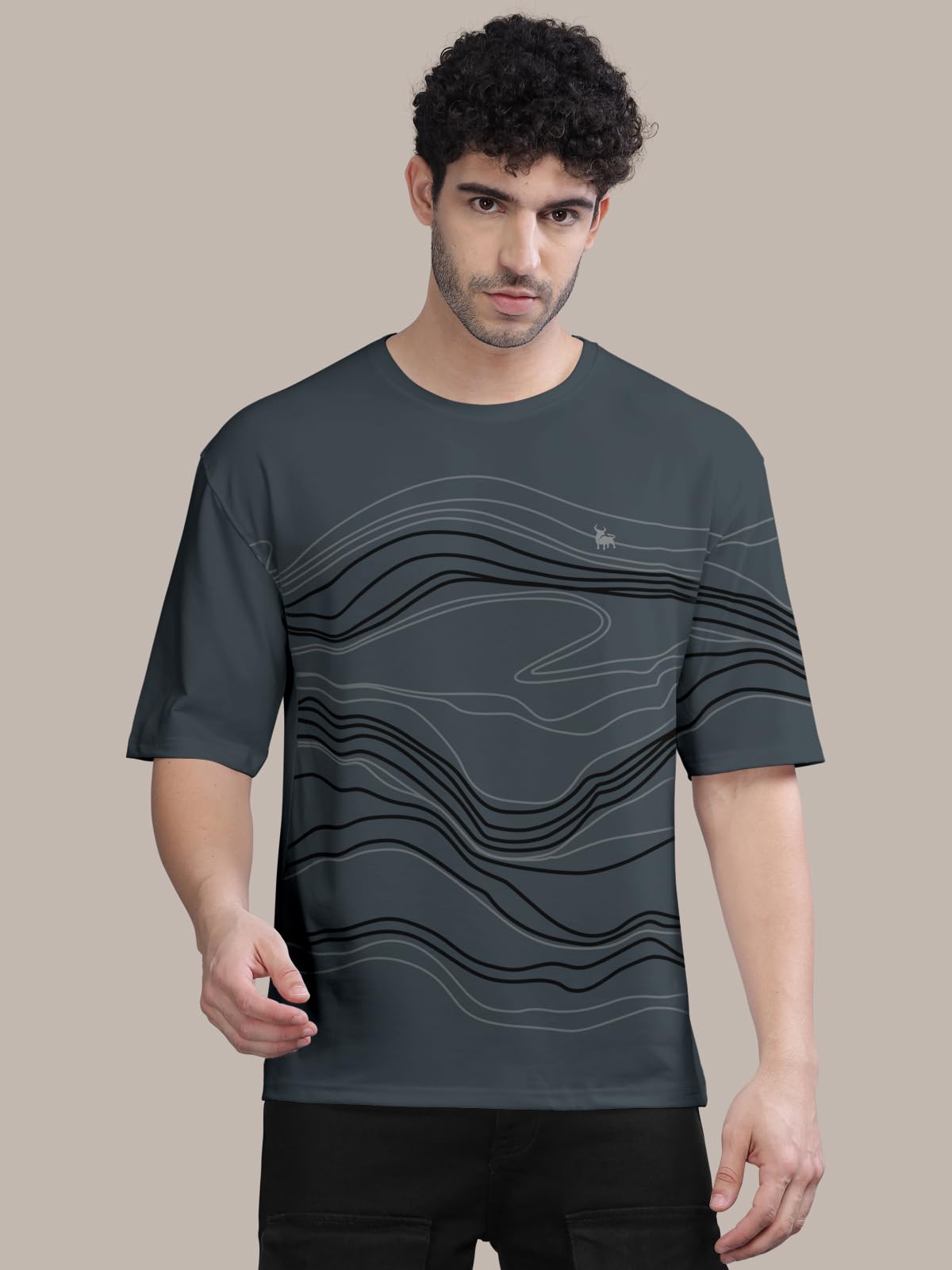 BULLMER Cotton Blend Printed T-Shirt for Men - Image 3