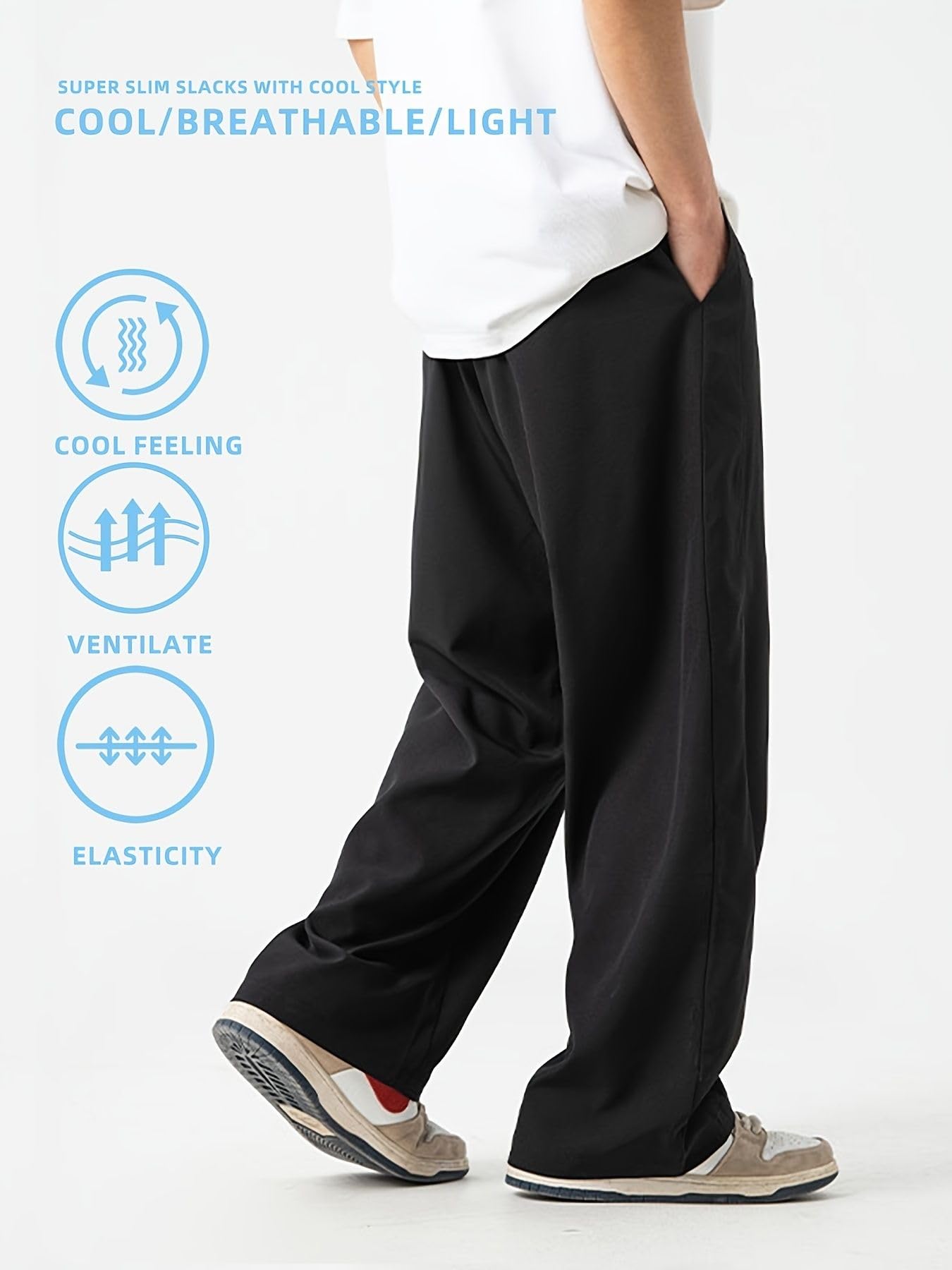 dockstreet Unisex Track Pants - Black - Image 4