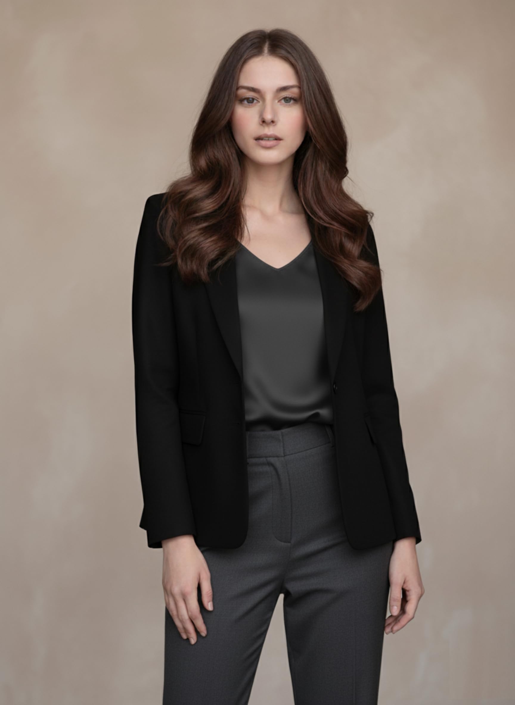 ROCKSY Black Formal Blazer for Women - Image 2