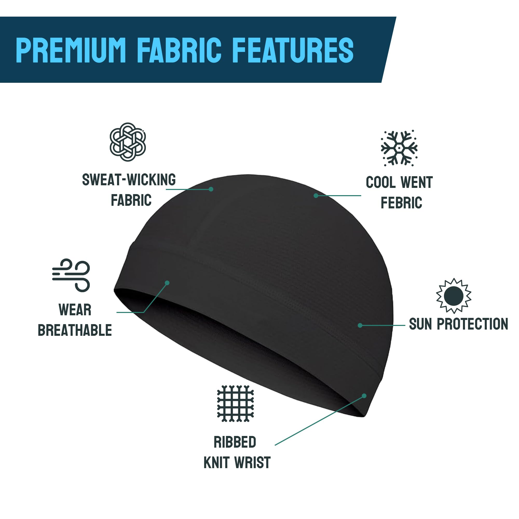 Jimmox Cycling Cap for Men & Women - Breathable - Image 3