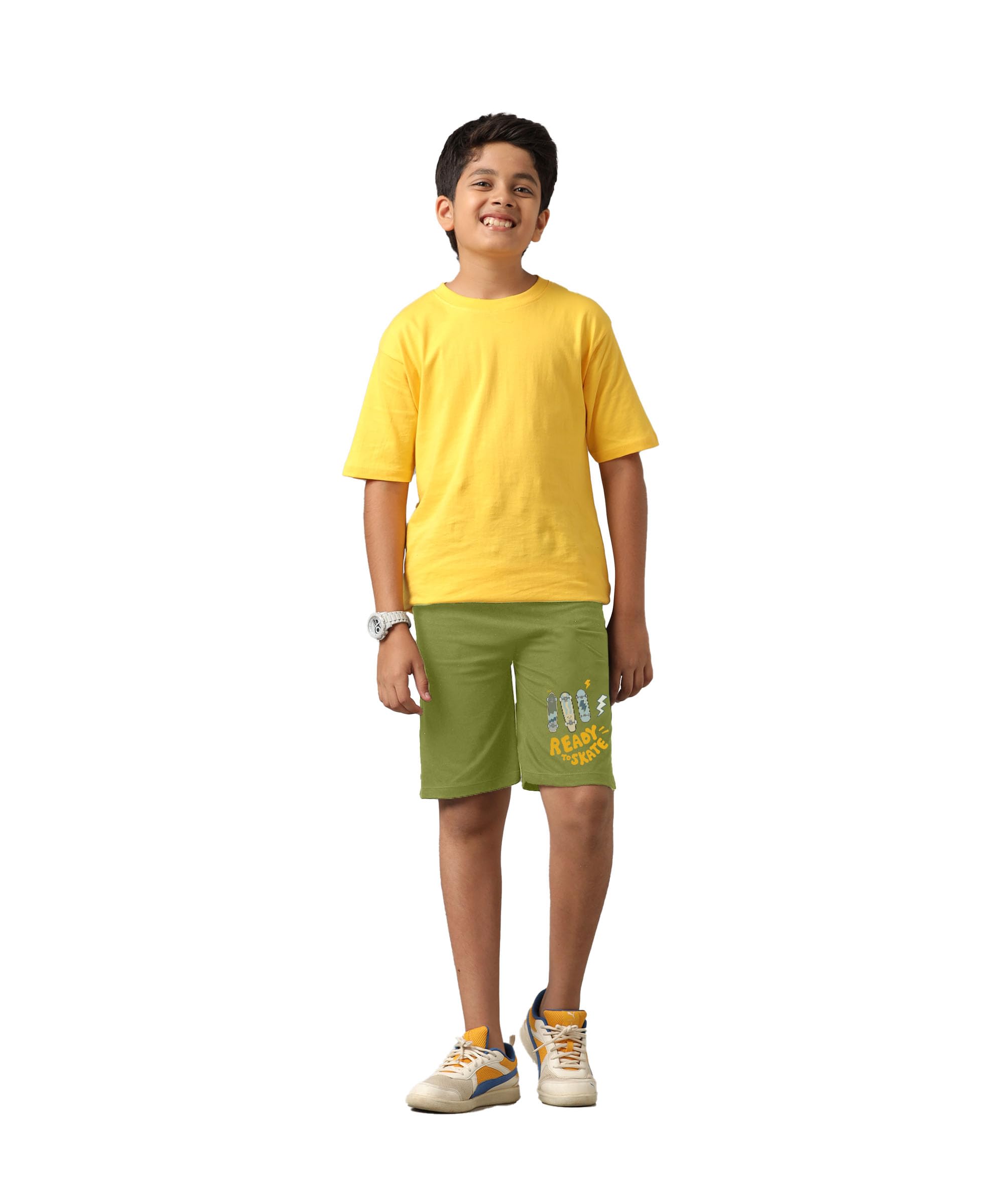 KYDA KIDS Cotton Printed Shorts for Boys & Girls - Multicolor - Image 2