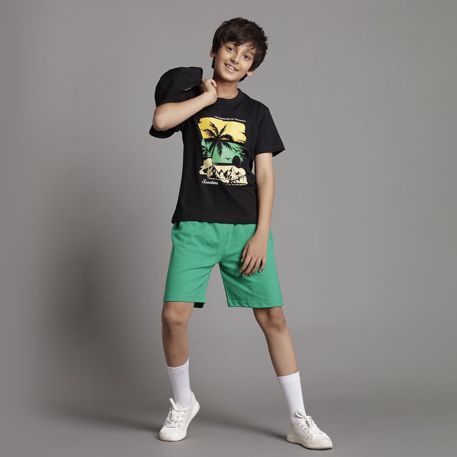 T2F Boys Cotton T-Shirt & Shorts Set - Image 5