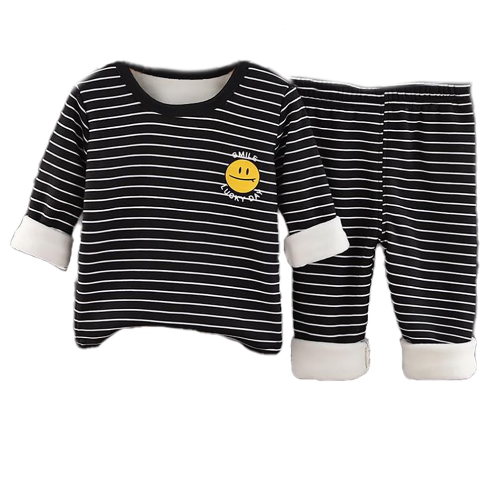 Bold Winter Warm Fleece Kid Stripe Sweatshirt