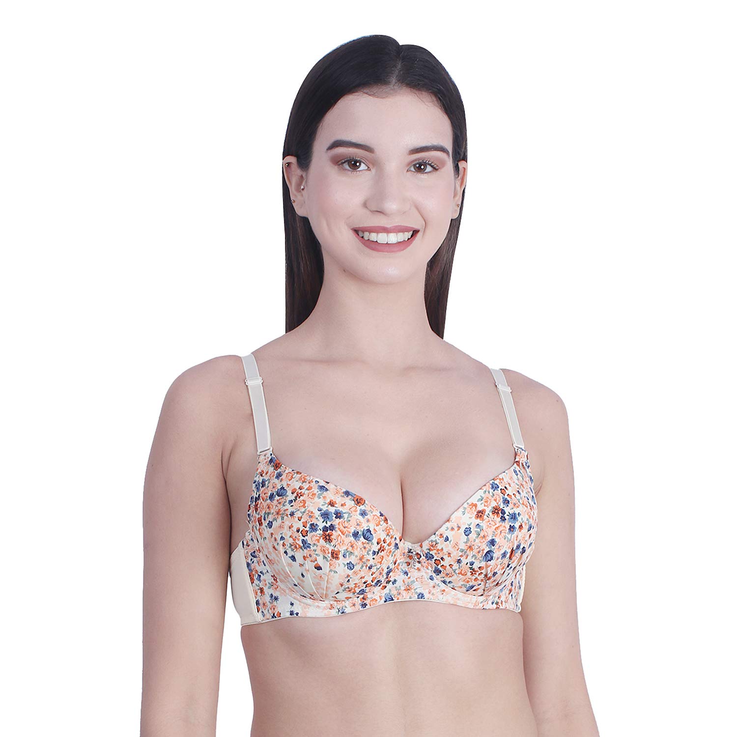 Brachy Nude Push-Up Bra for Women - Padded Wired
