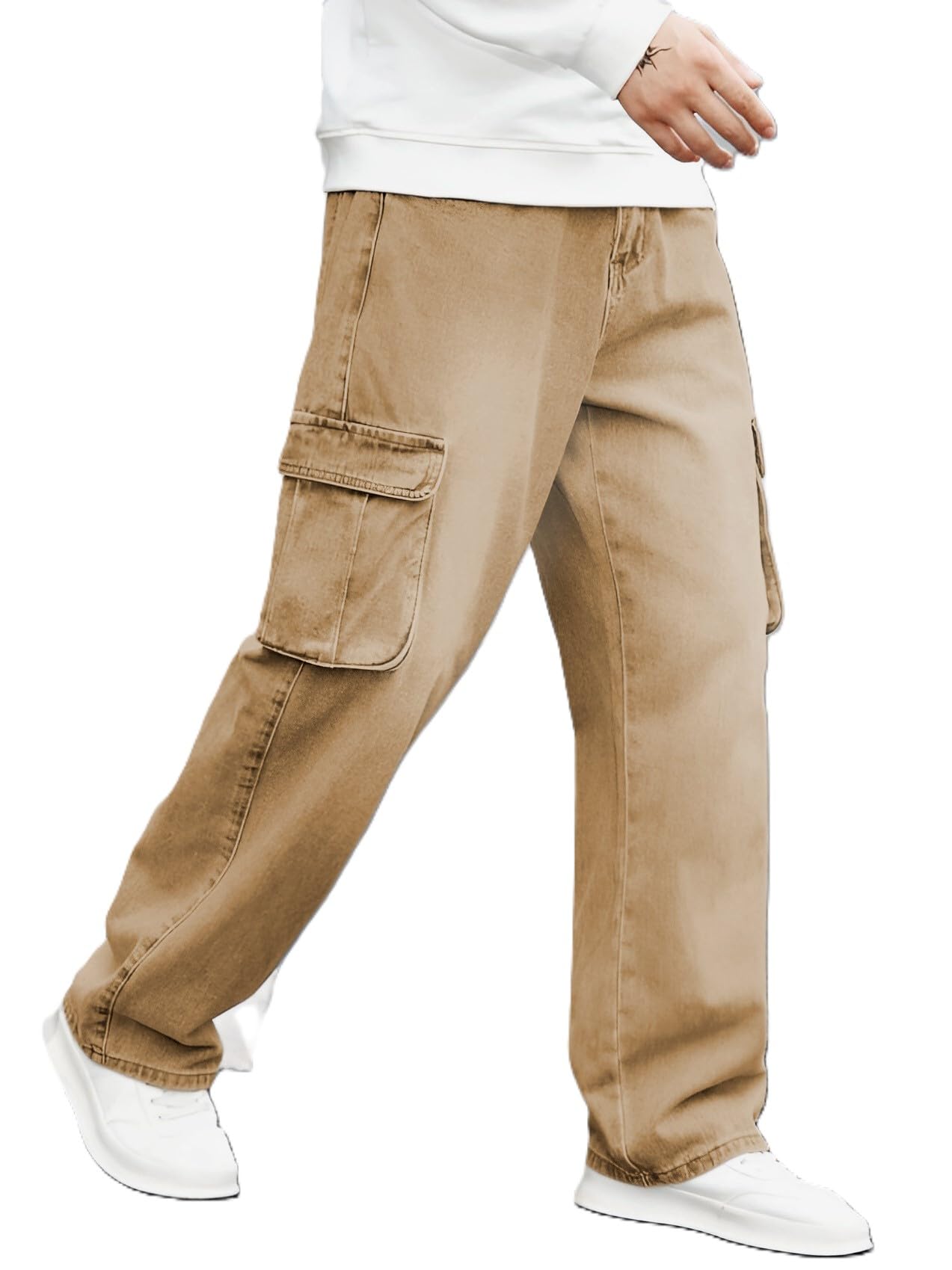 Ben Martin Men's Baggy Cargo Jeans