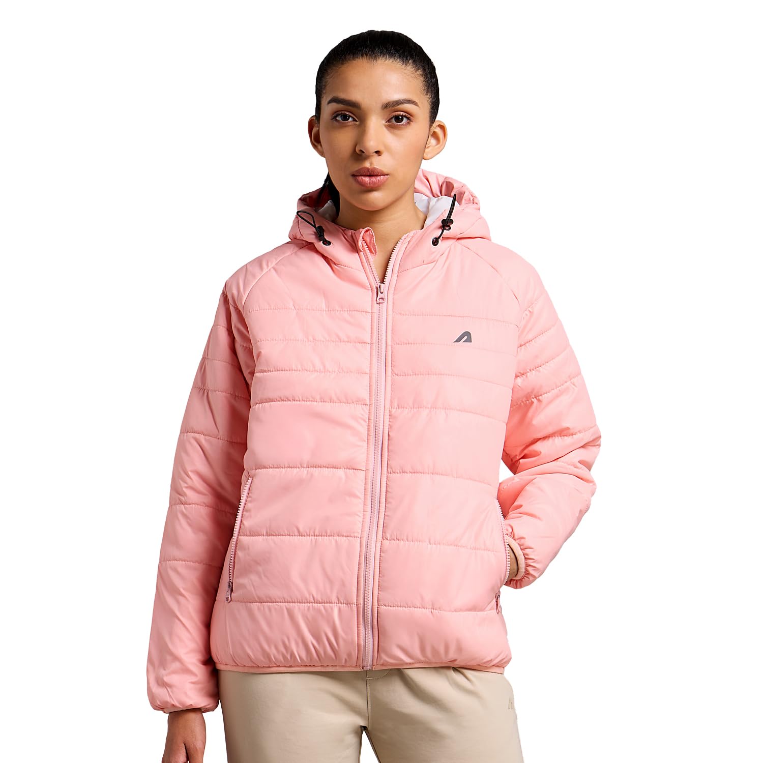 Boldfit Women's Polyester Jacket - Blossom Pink