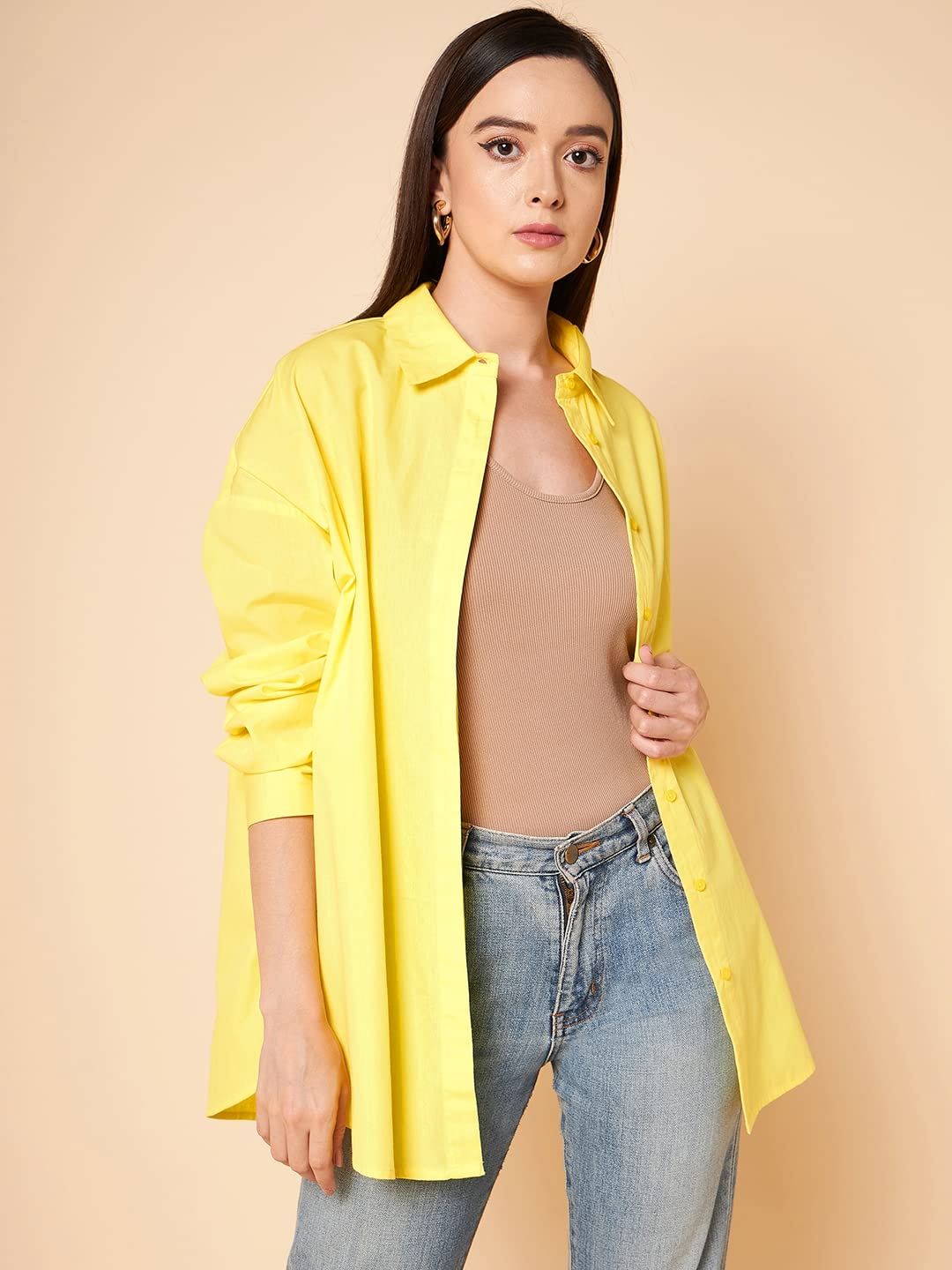 HIGH STAR Yellow Shirt for Women - Image 3