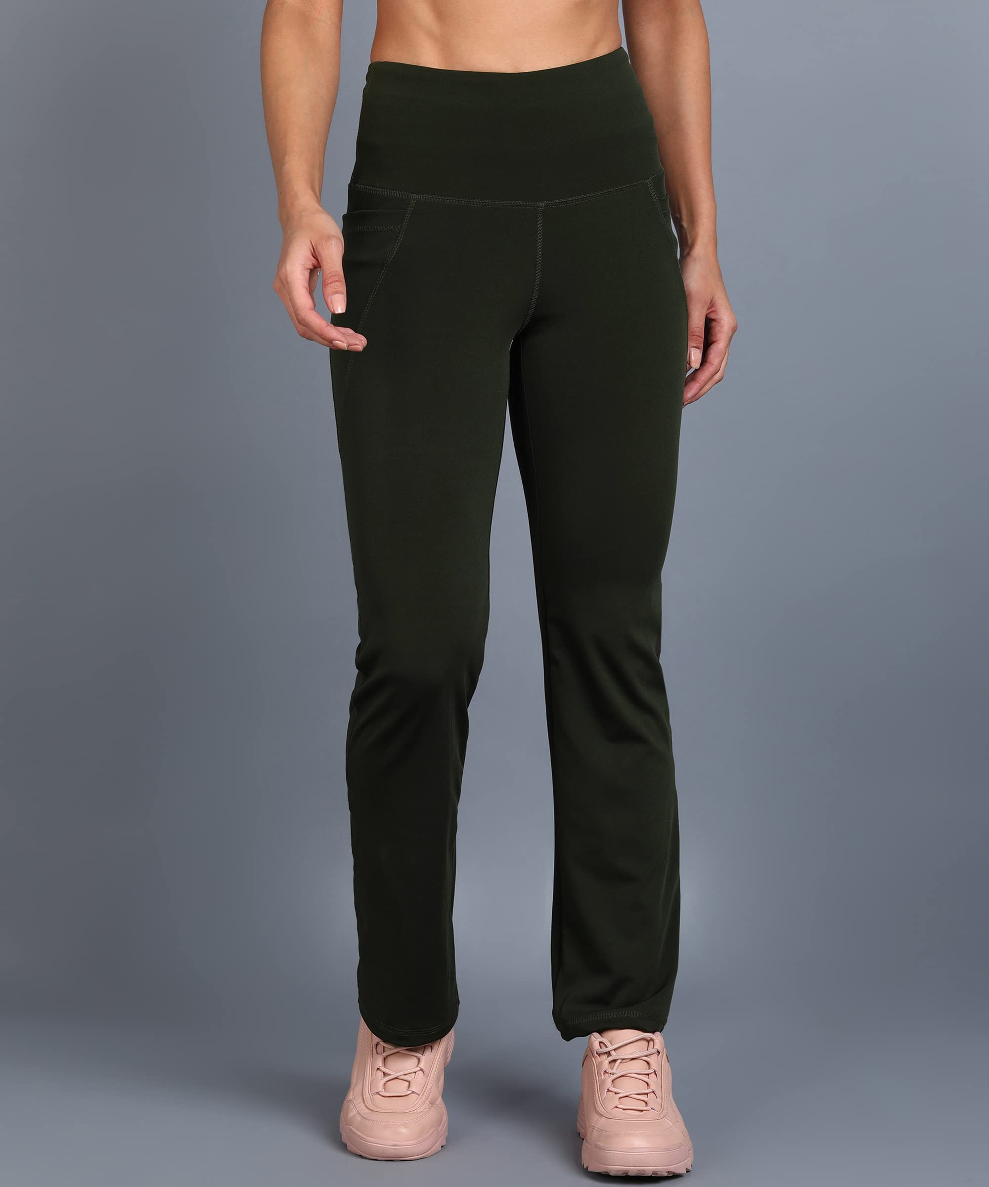 Rock Paper Scissors High Waist Flared Leggings - Image 5