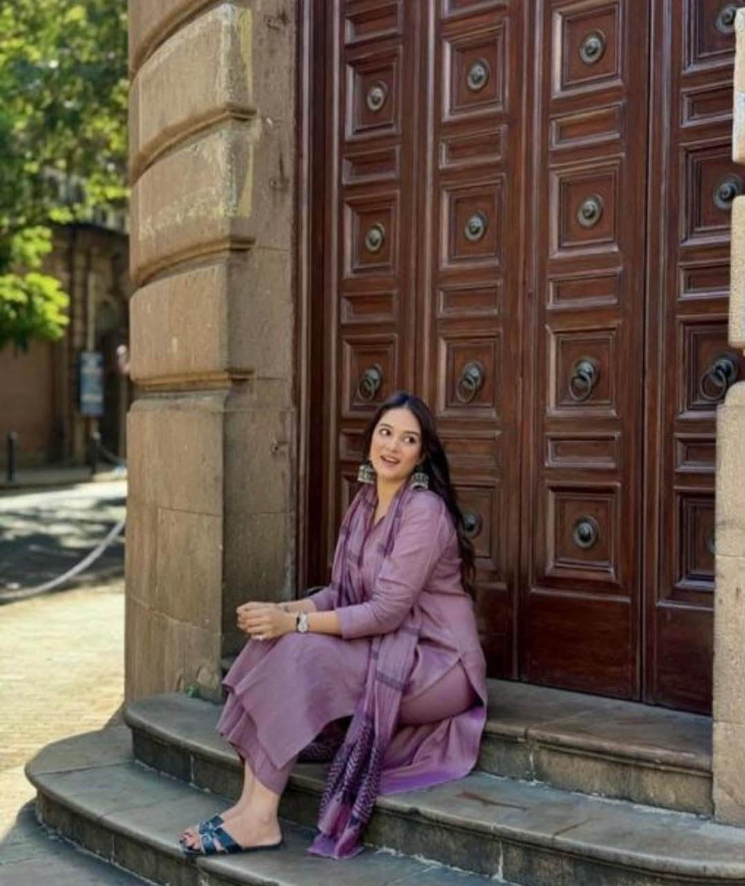 GarbGlide Women's Rayon Kurta Set - Image 2