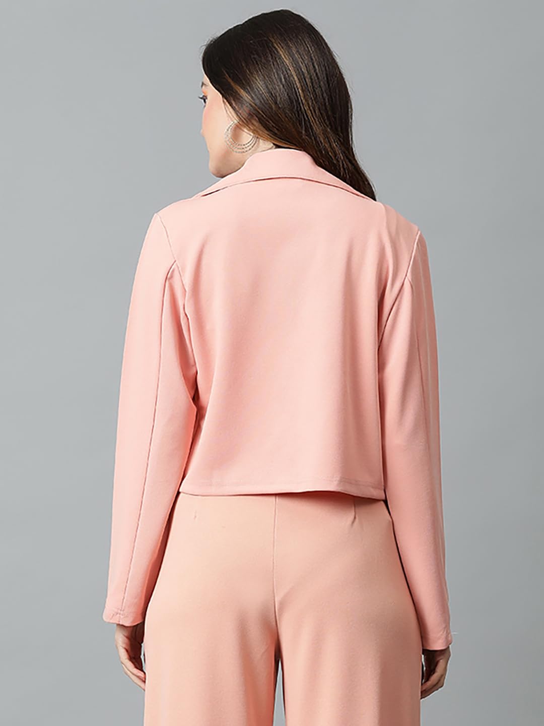 KOTTY White Shawl Collar Blazer for Women - Image 5