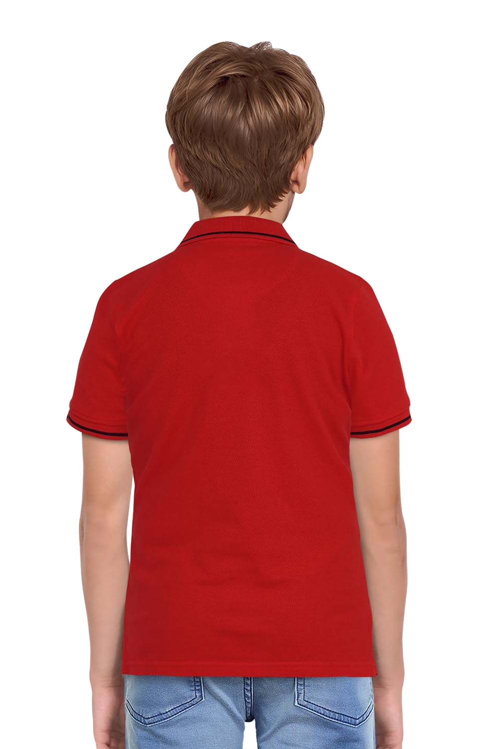 Allen Solly Boys Polycotton T-Shirt - Red - Image 2