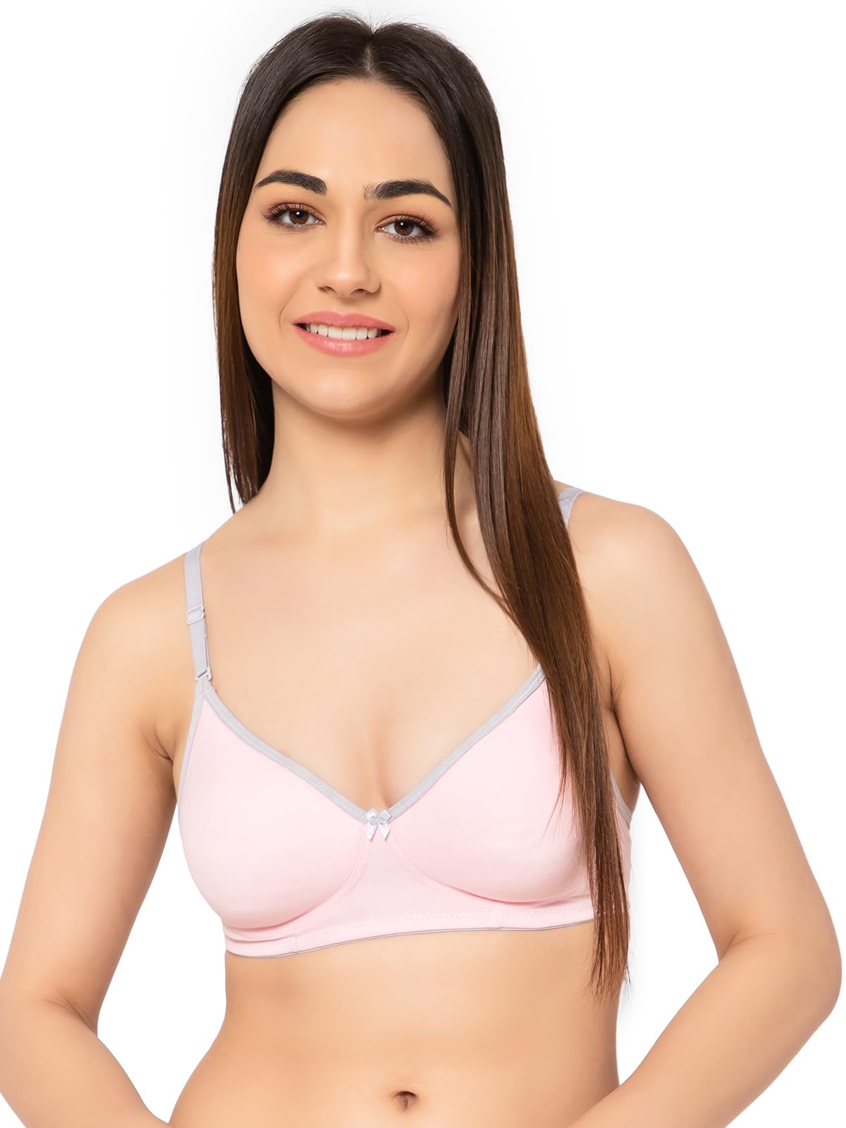 Clovia Pink Cotton T-Shirt Bra