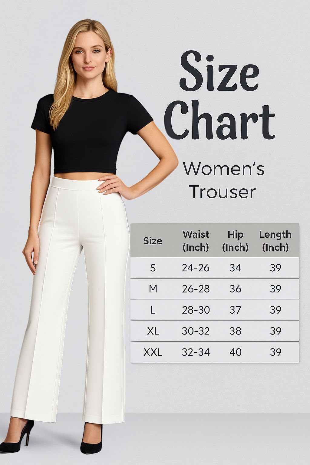 SWADESI STUFF Women High Waisted Bell Bottom Pants - Image 5