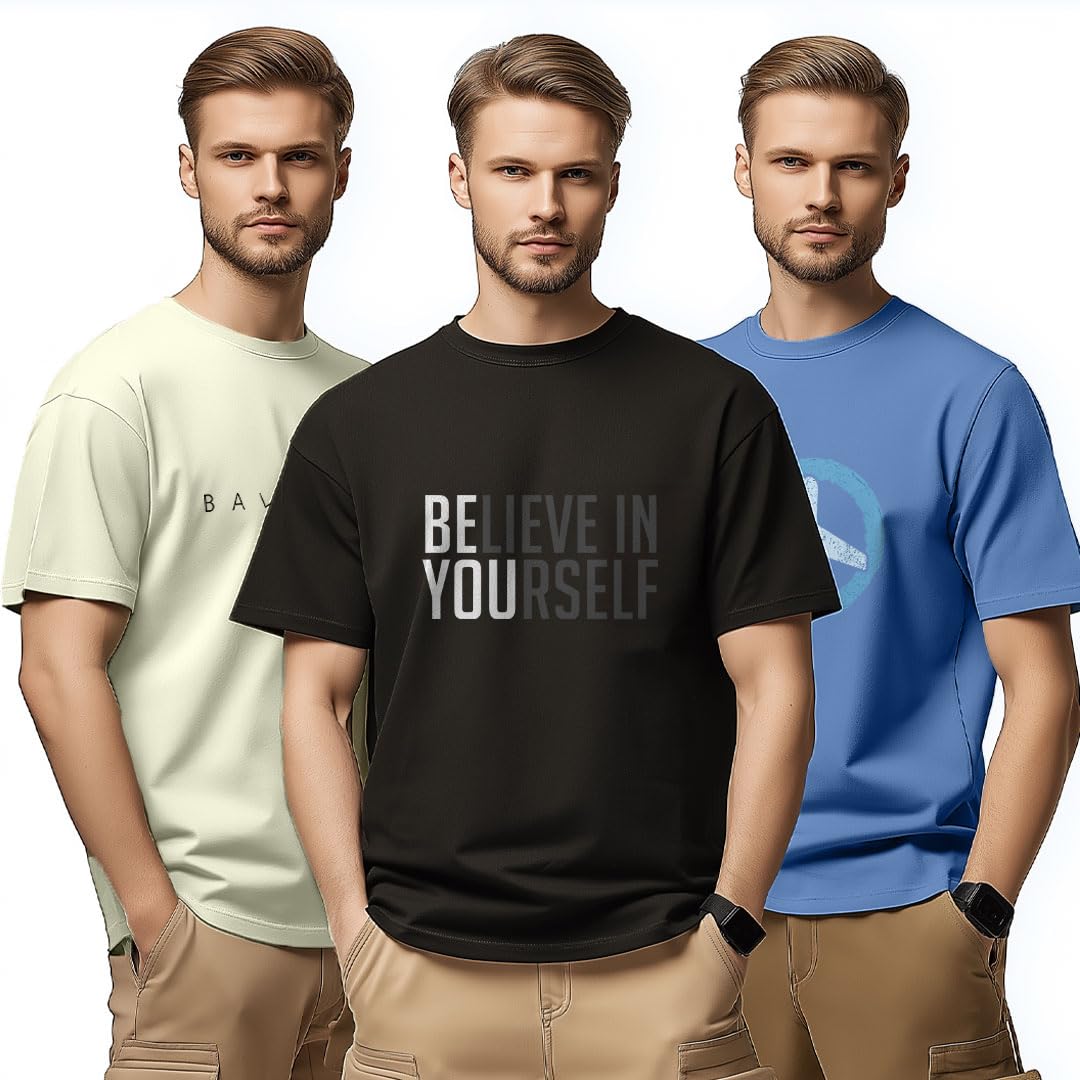 NOBERO Men's Graphic Printed T-Shirt